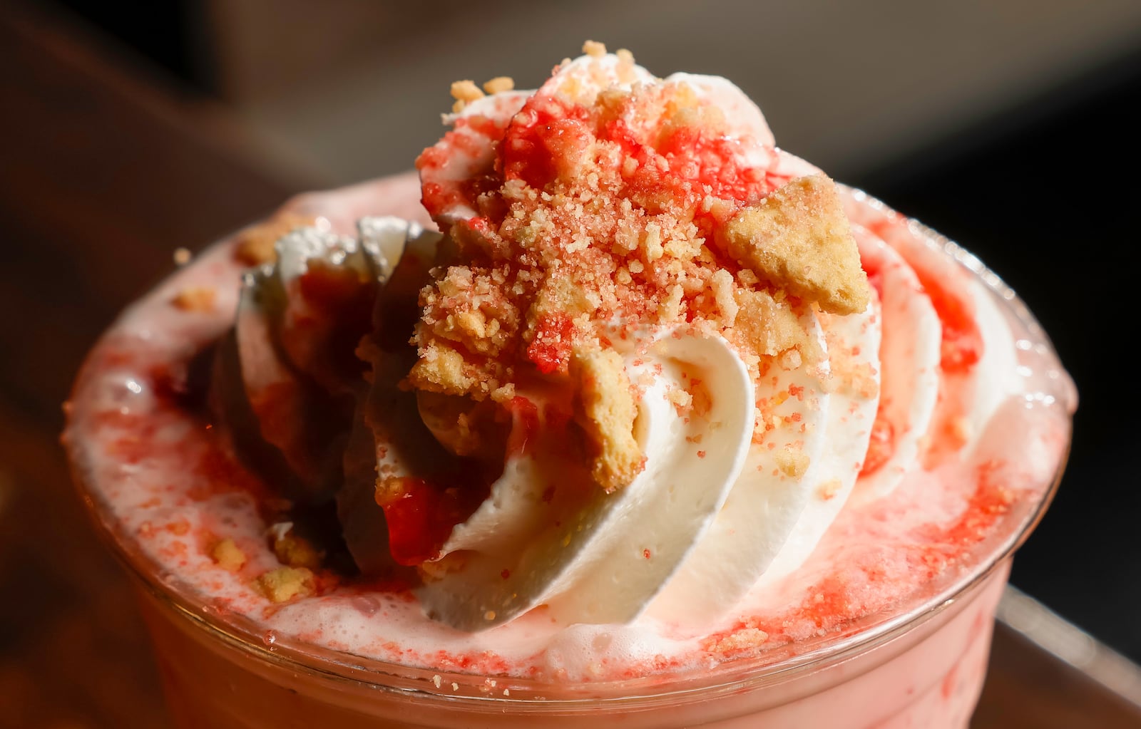 Starvin Marvin's has opened a second restaurant on Central Avenue in Middletown. The restaurant has a large selection of burgers, specialty fries, appetizers and more with dine-in seating. This is their strawberry shortcake milkshake. NICK GRAHAM/STAFF