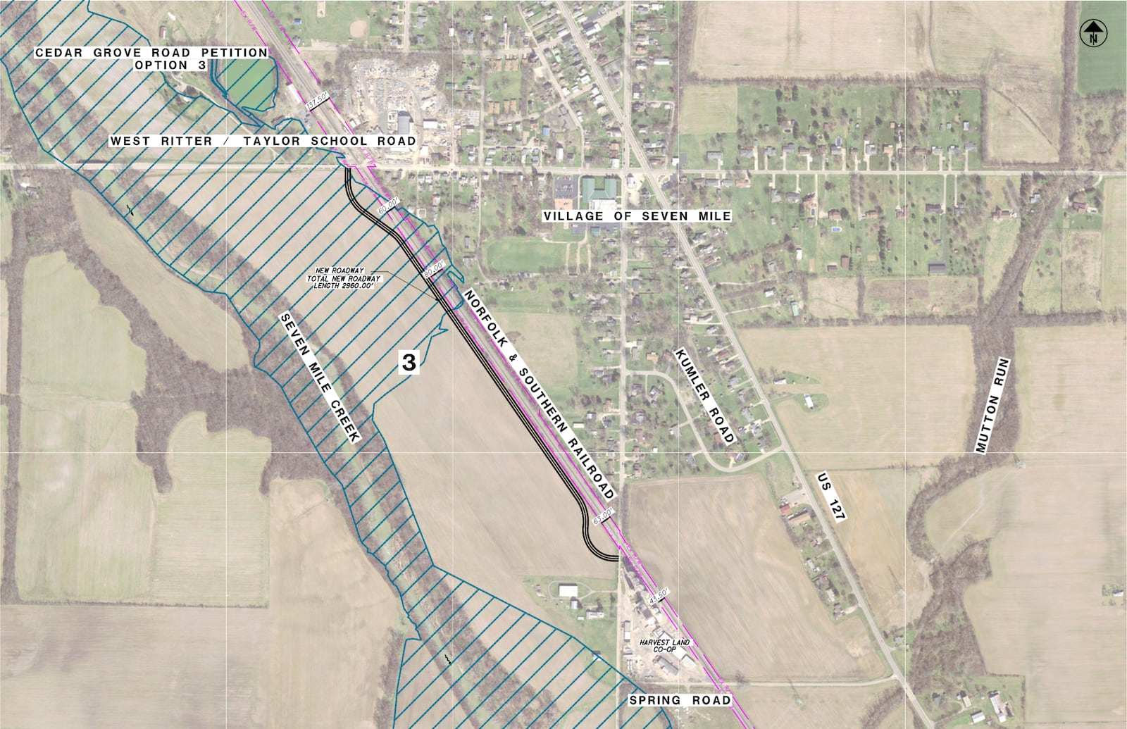 An access road will allow St. Clair Twp. residents a way to get out of the township when trains block the railroad crossings. SUBMITTED GRAPHIC