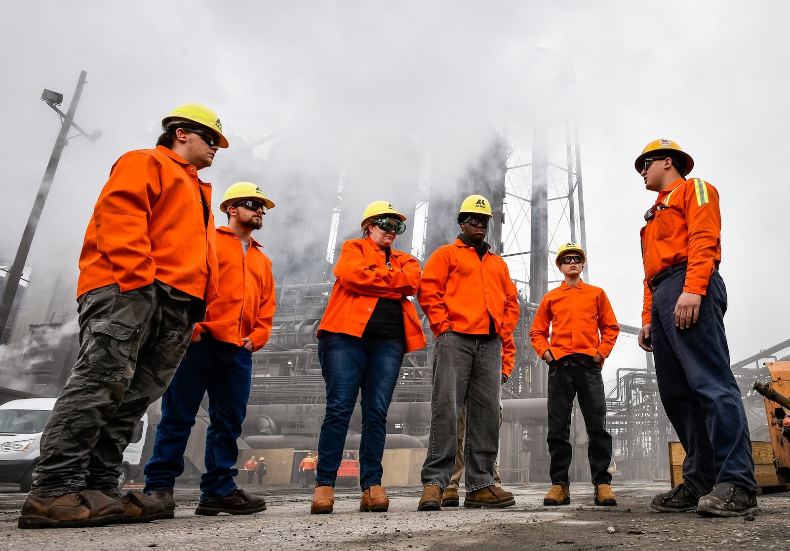 Students from Middletown’s private Marshall High School got a rare insider’s tour Friday, Nov. 16, of AK Steel. 