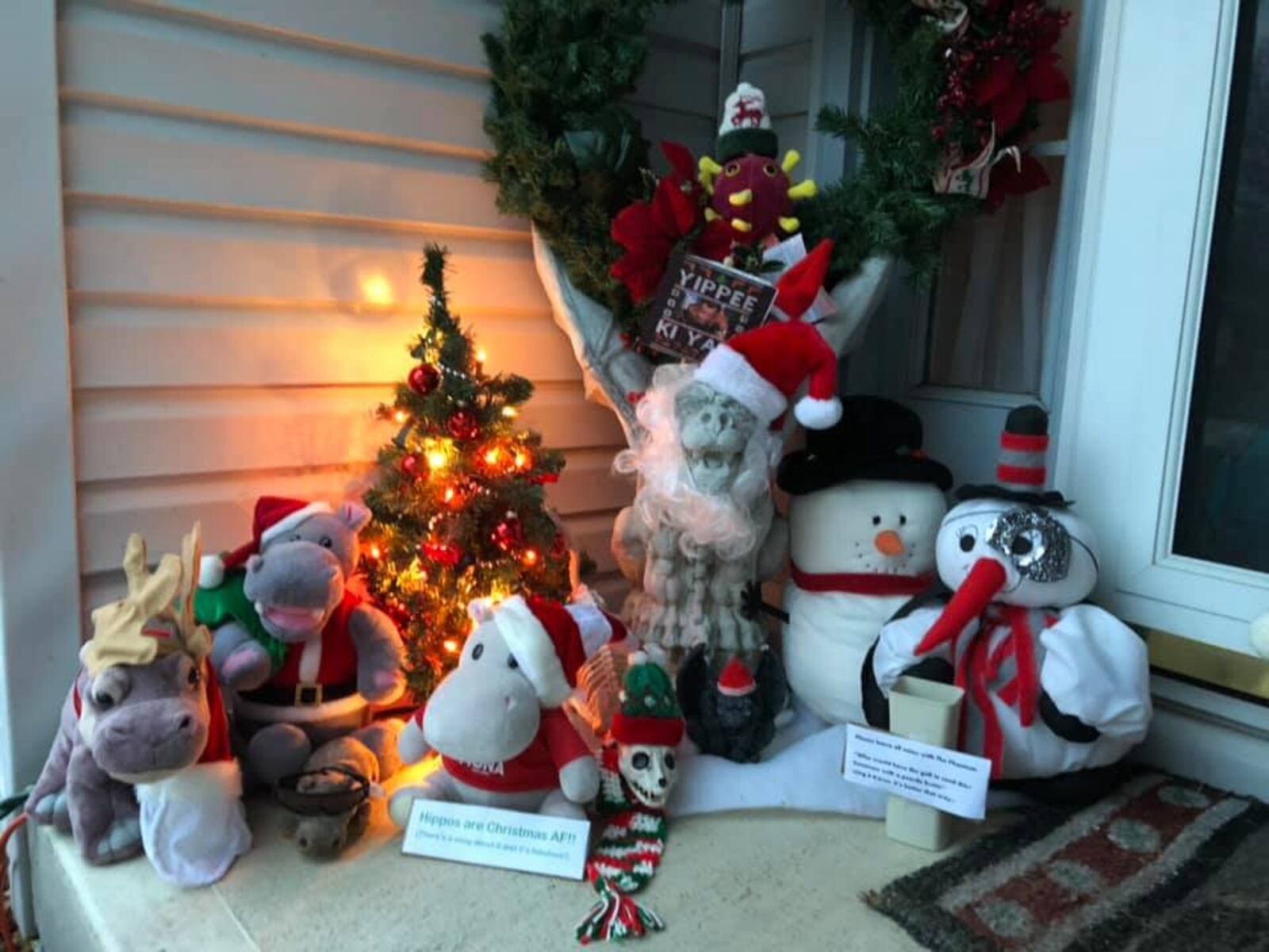 Union resident Denise Starr has started an internet sensation with her front door-residing gargoyle named Frank. In December, a neighbor wrote a letter to Starr, saying Frank didn't fit the Christmas spirit. Since then, Frank has raised more than $131,000 for different charities.