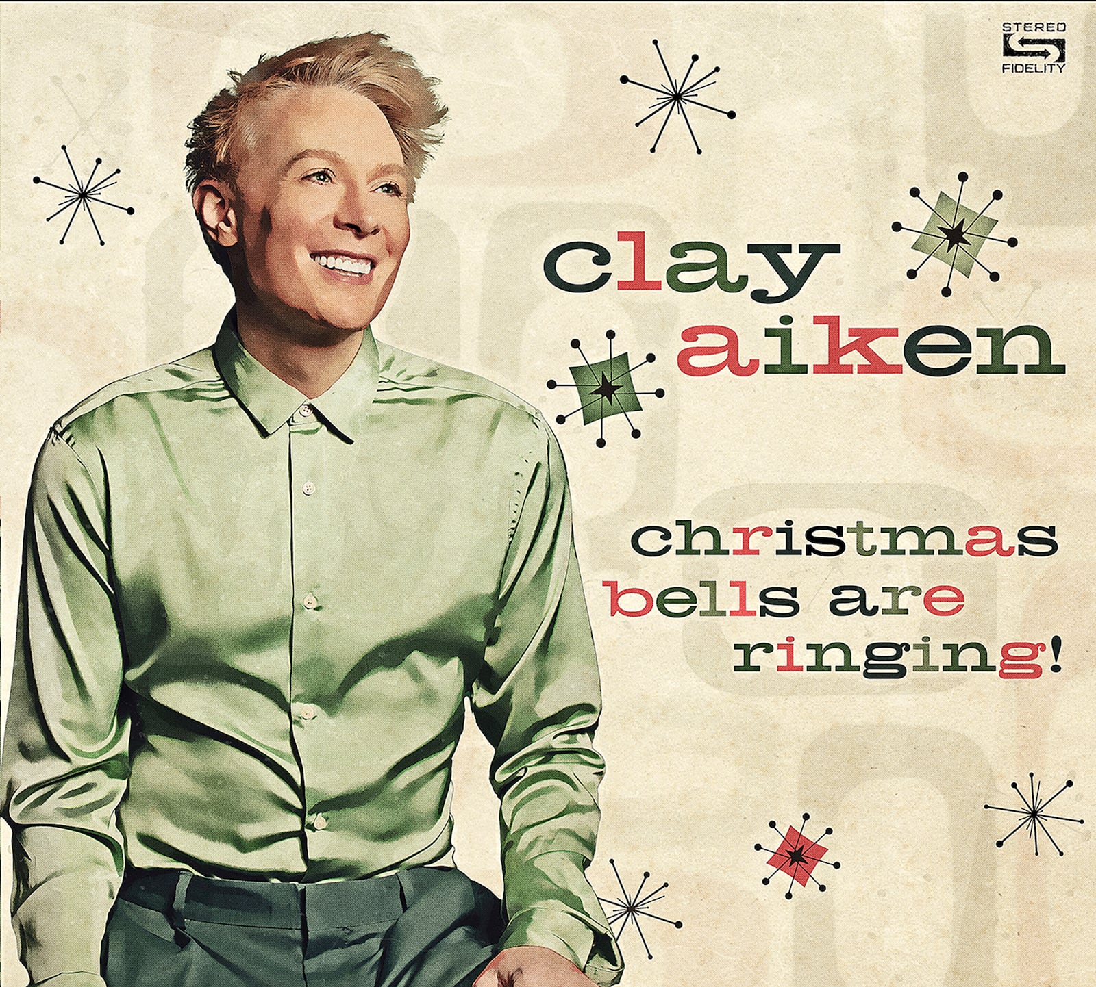 This album cover image released by Alvins Records shows "Christmas Bells Are Ringing" by Clay Aiken. (Alvins Records via AP)