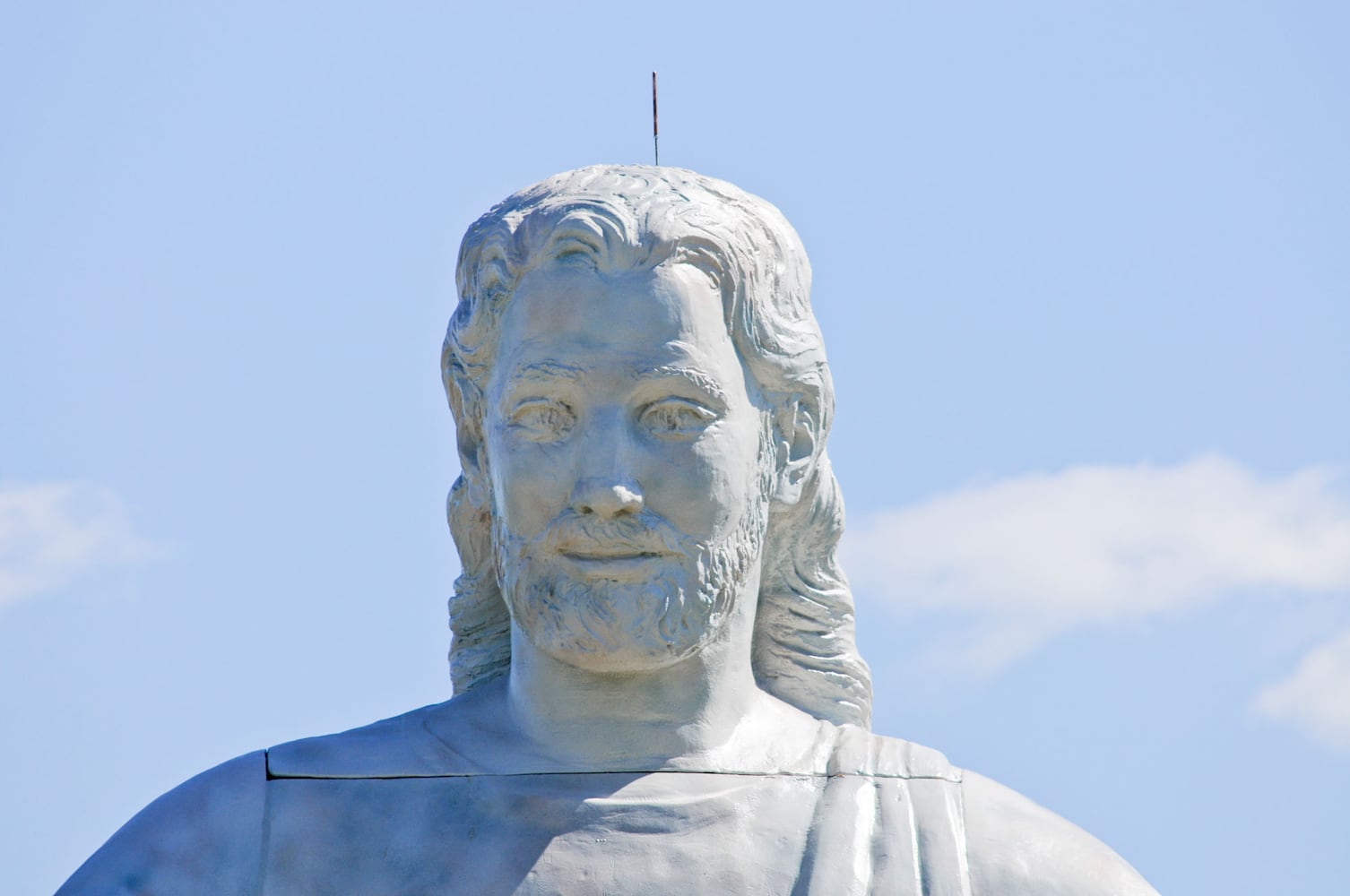 Throwback Thursday Jesus statue burns to the ground