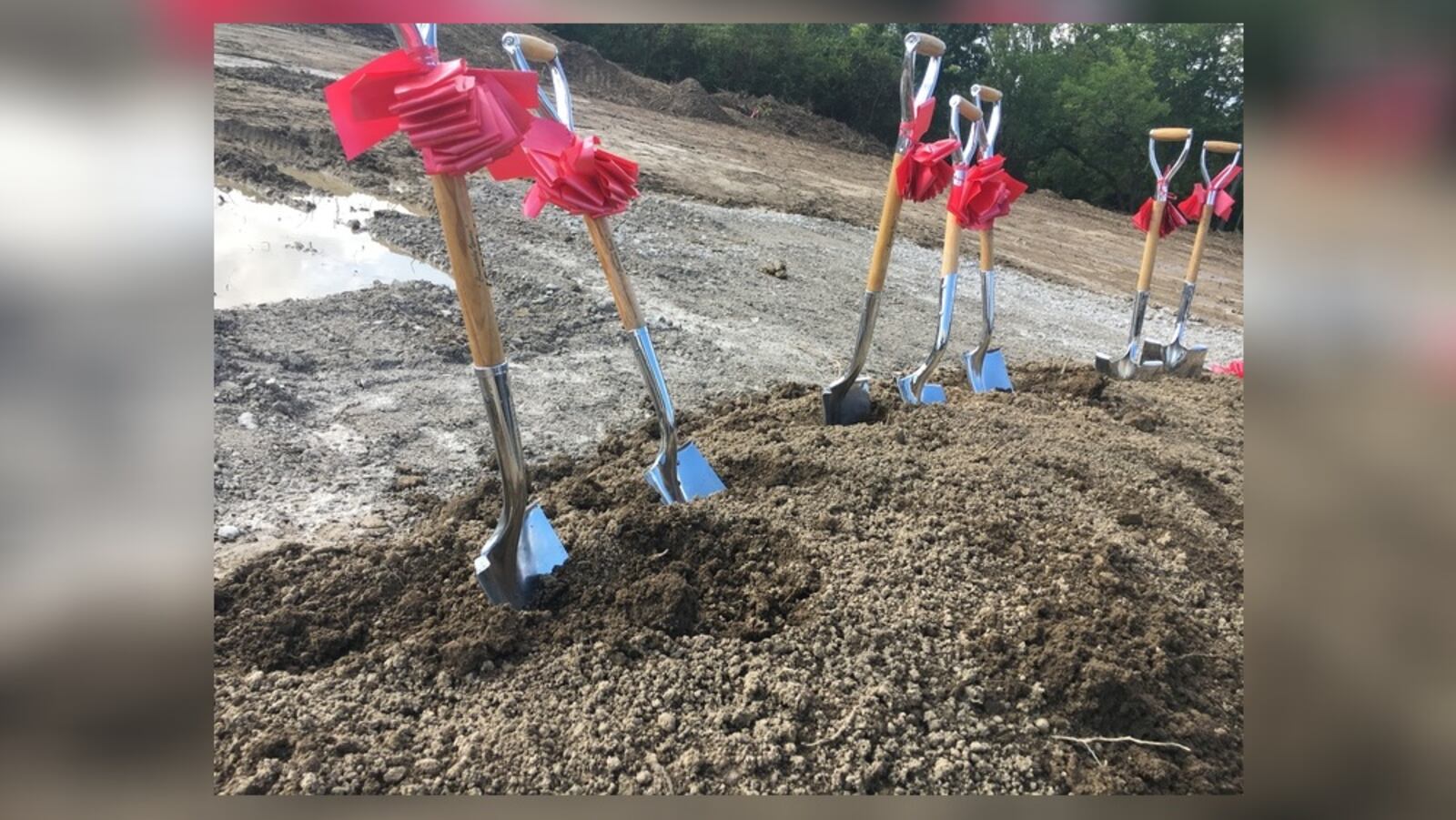 Fairfield Twp. officials broke ground Tuesday on a new $4 million fire station on Gilmore Road. It will replace the Tylersville Road station. MICHAEL D. PITMAN/STAFF