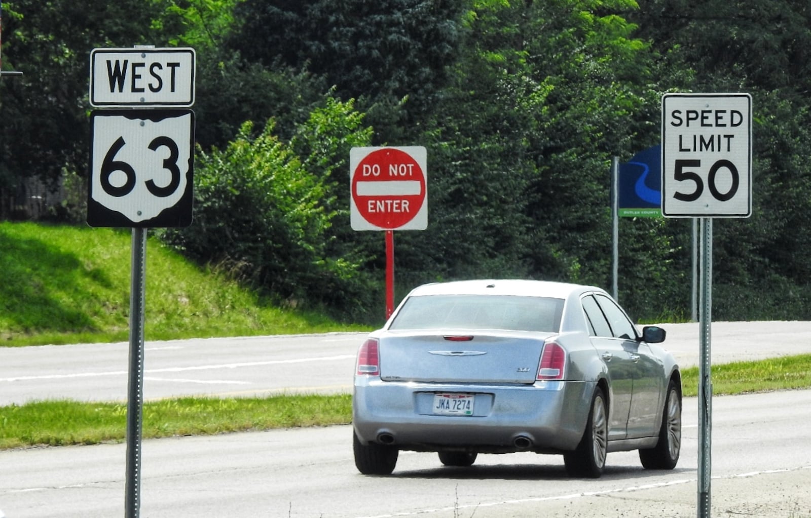 Monroe city council is considering spending $7,000 on a speed study along Ohio 63, west of Interstate 75 after a double-fatal crash at Ohio 63 and Main Street earlier this year. NICK GRAHAM/STAFF