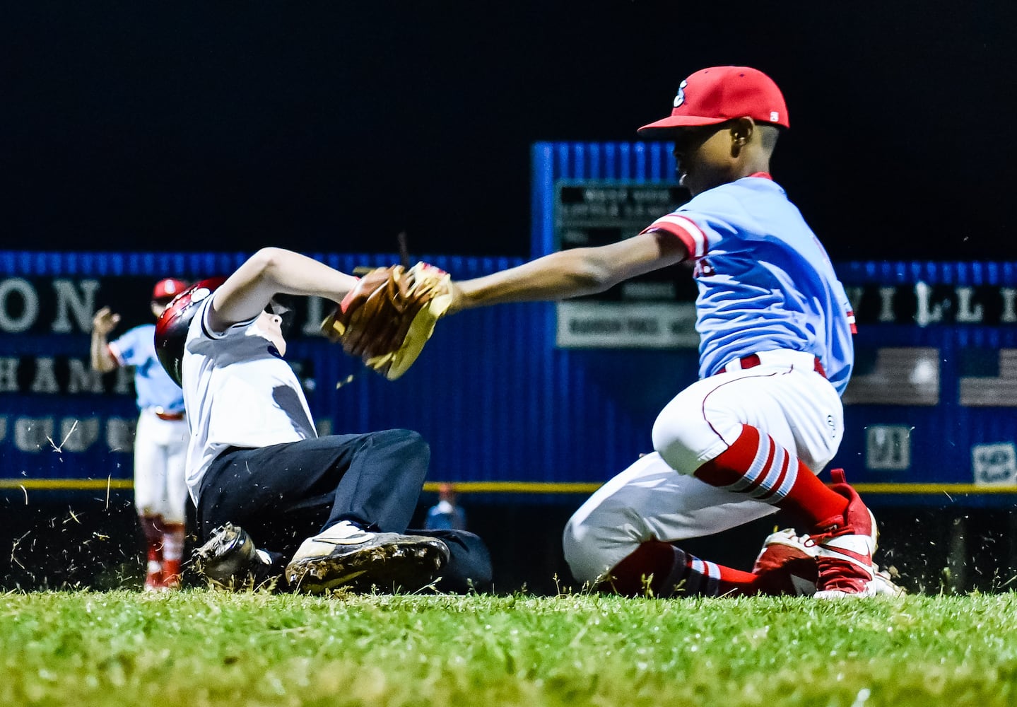 Youth baseball teams get back in action just after midnight