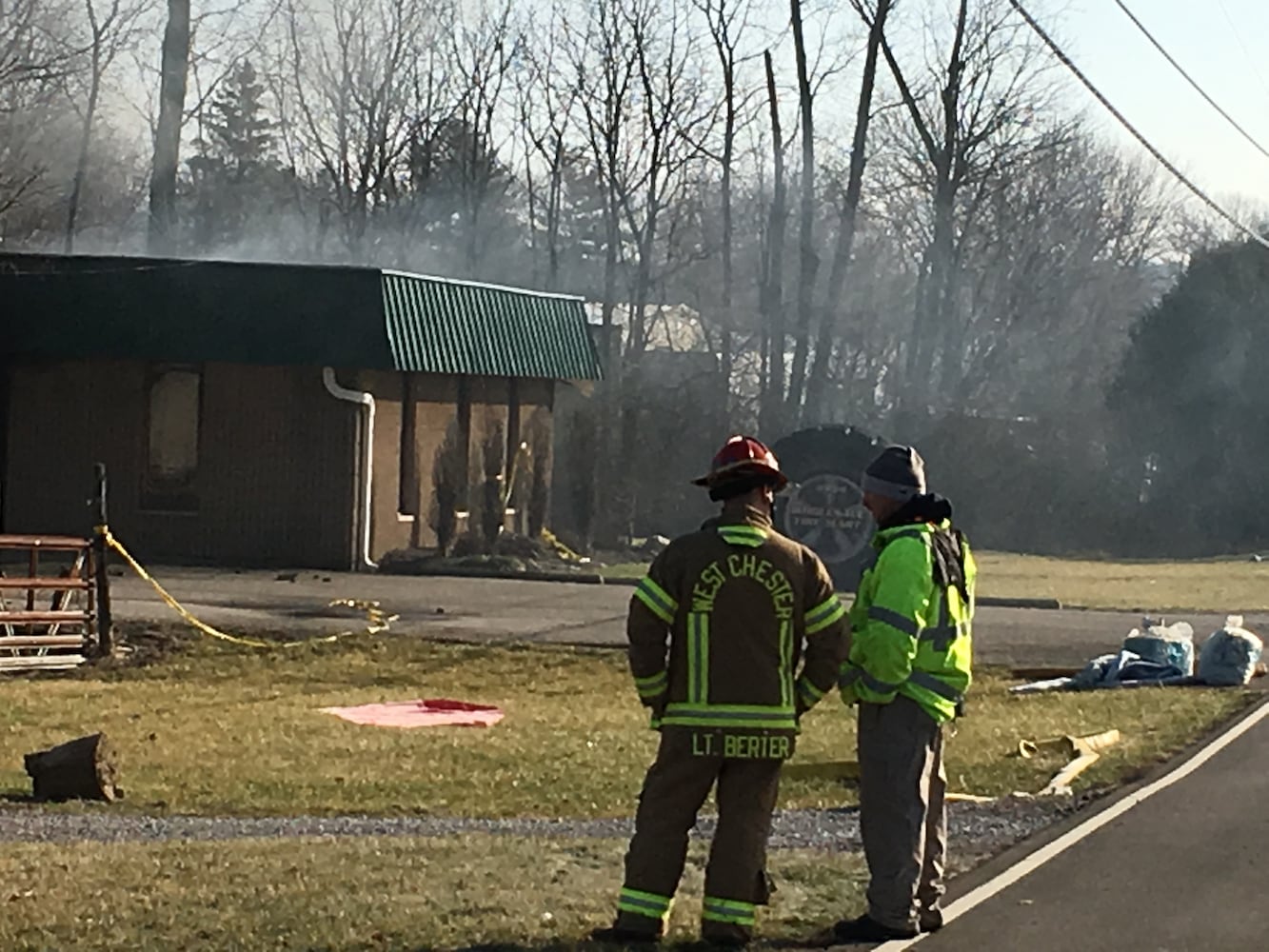 PHOTOS Massive fire at Wholesale Tire Mart in Morgan Township