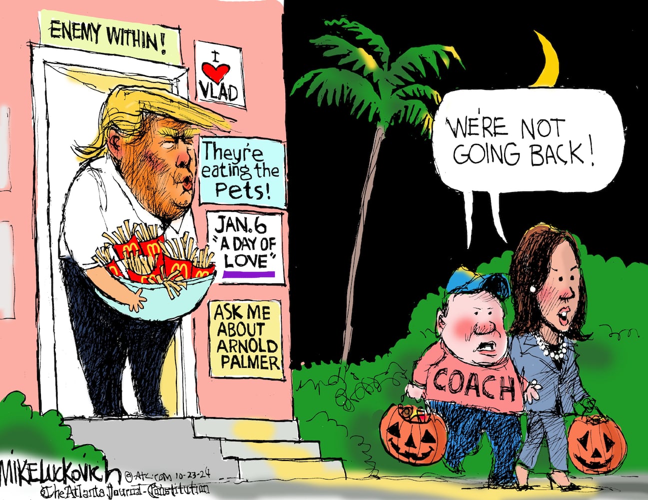 CARTOONS: Mike Luckovich, Oct. 27, 2024