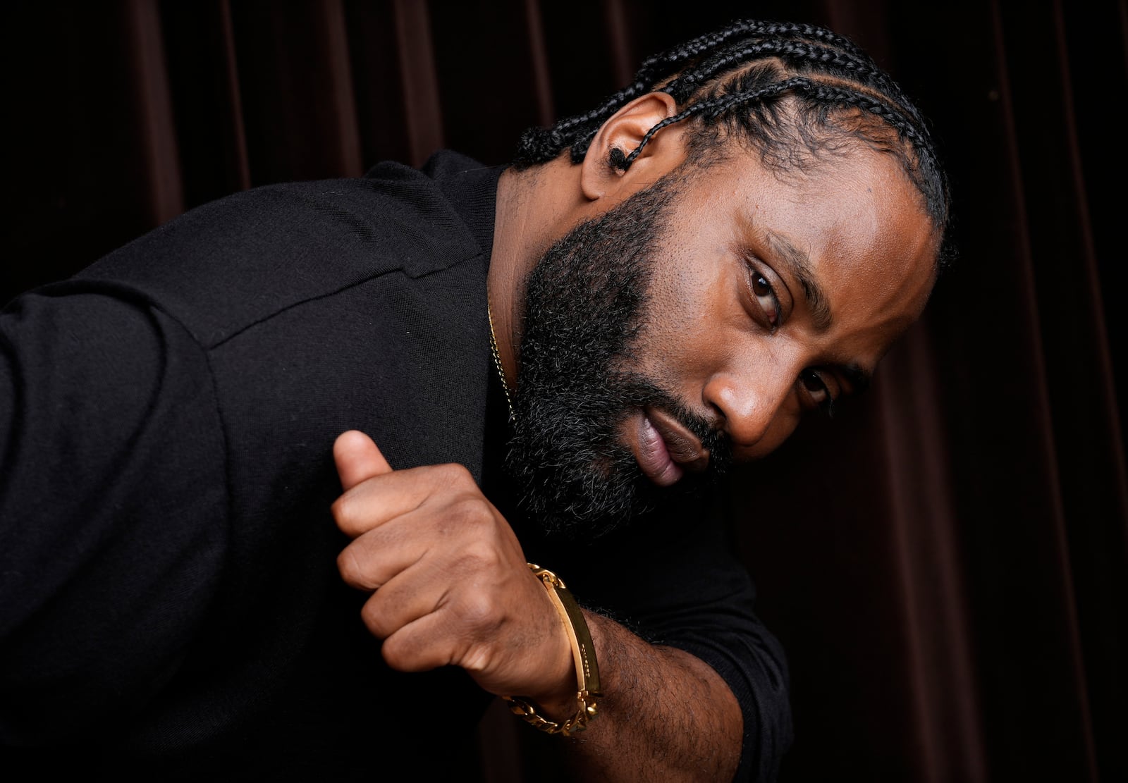 FILE - John David Washington, a cast member in the film "The Piano Lesson," poses for a portrait during the Toronto International Film Festival in Toronto on Sept. 9, 2024. (AP Photo/Chris Pizzello, File)