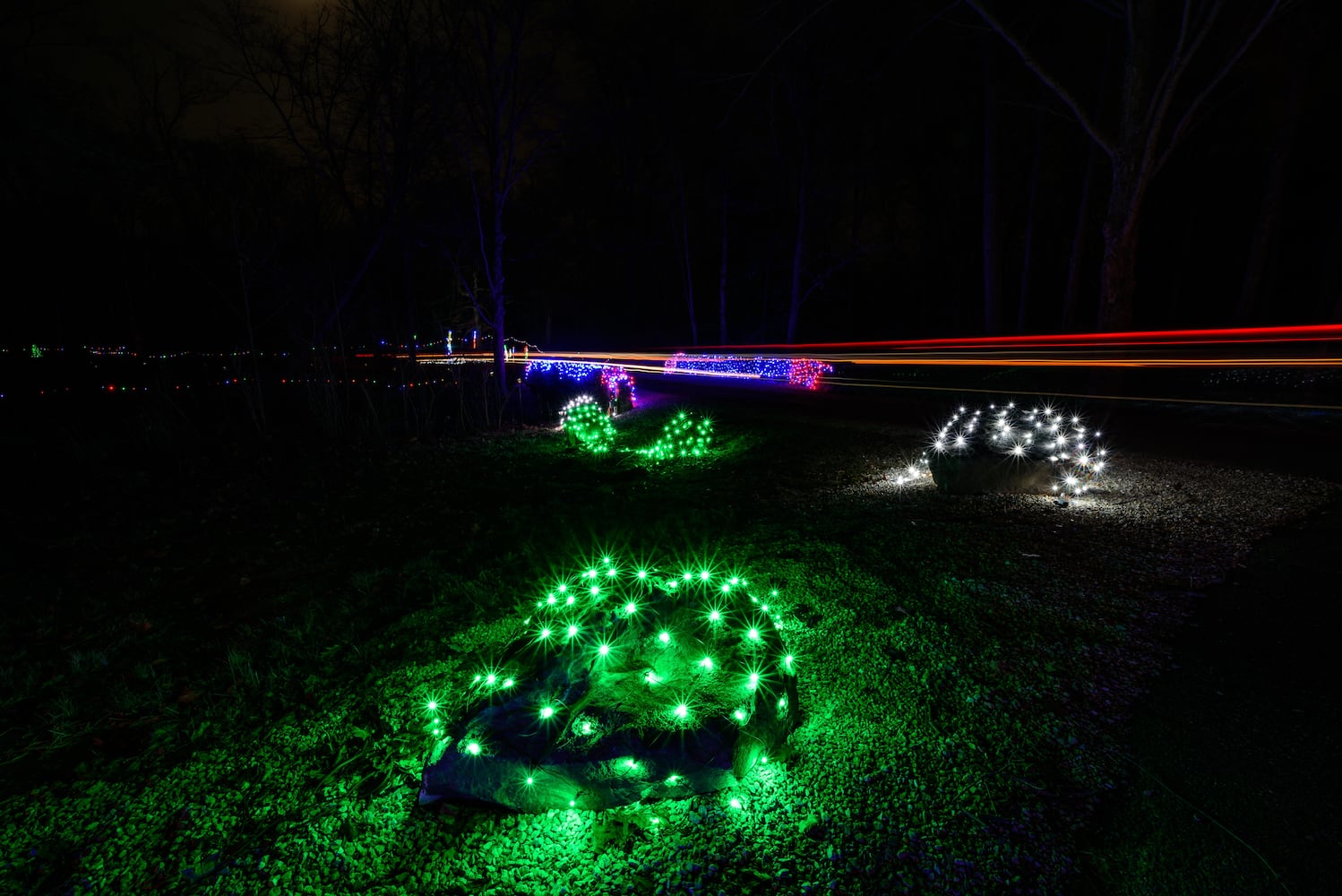 PHOTOS: Fort Saint Clair Whispering Christmas light display in Eaton