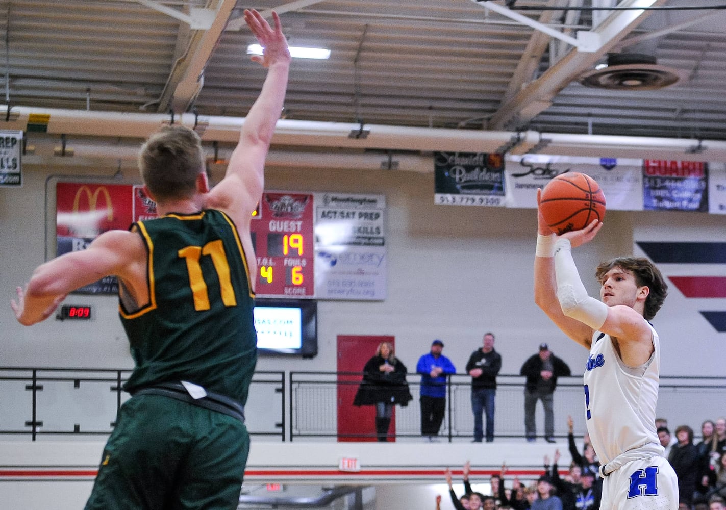 Hamilton vs Sycamore sectional basketball