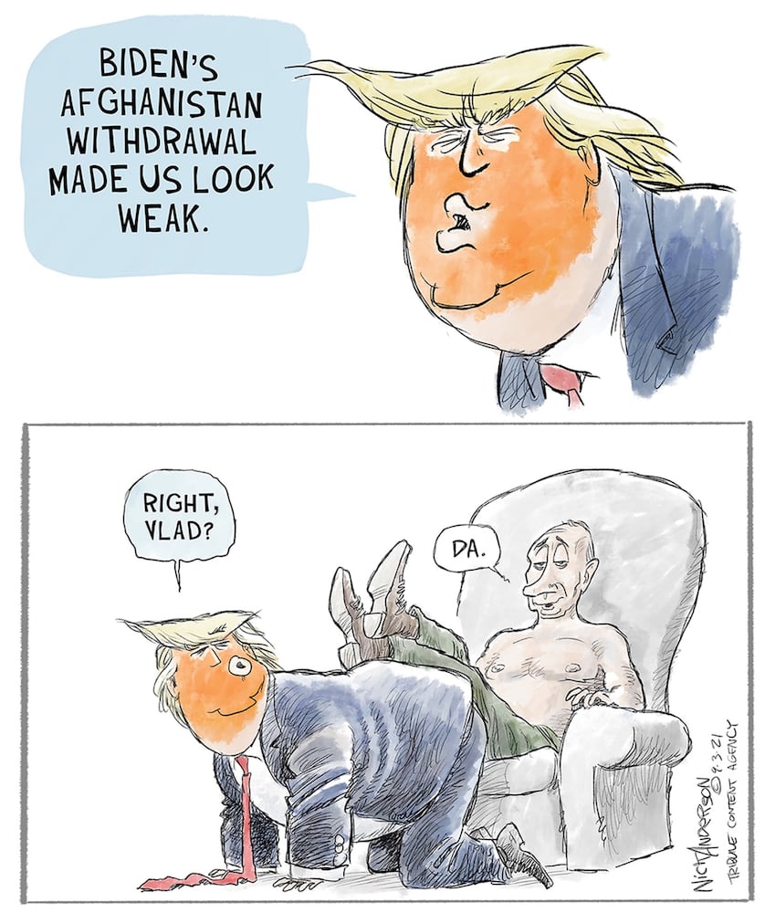 Week in cartoons: Afghanistan, Texas abortion law and more