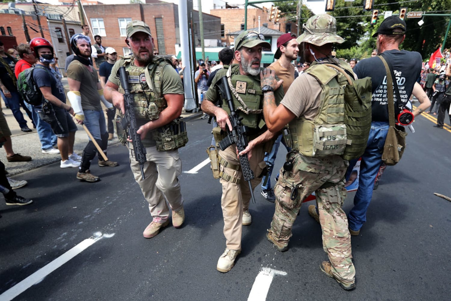 violence at 'unite the right' rally