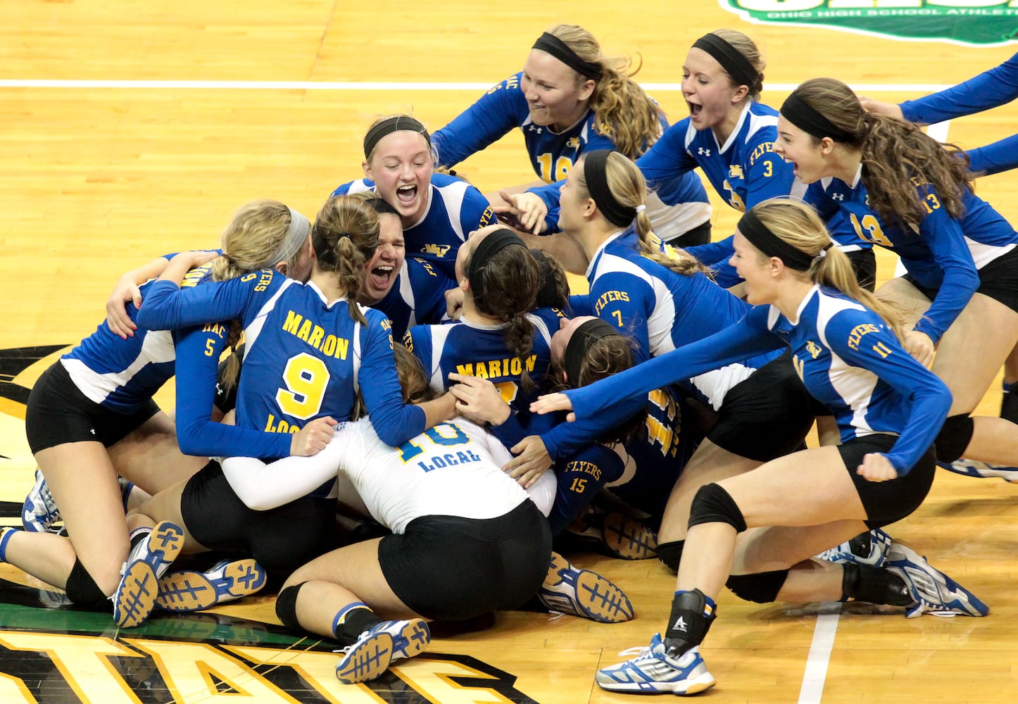 Marion Local volleyball: 2013 state championship