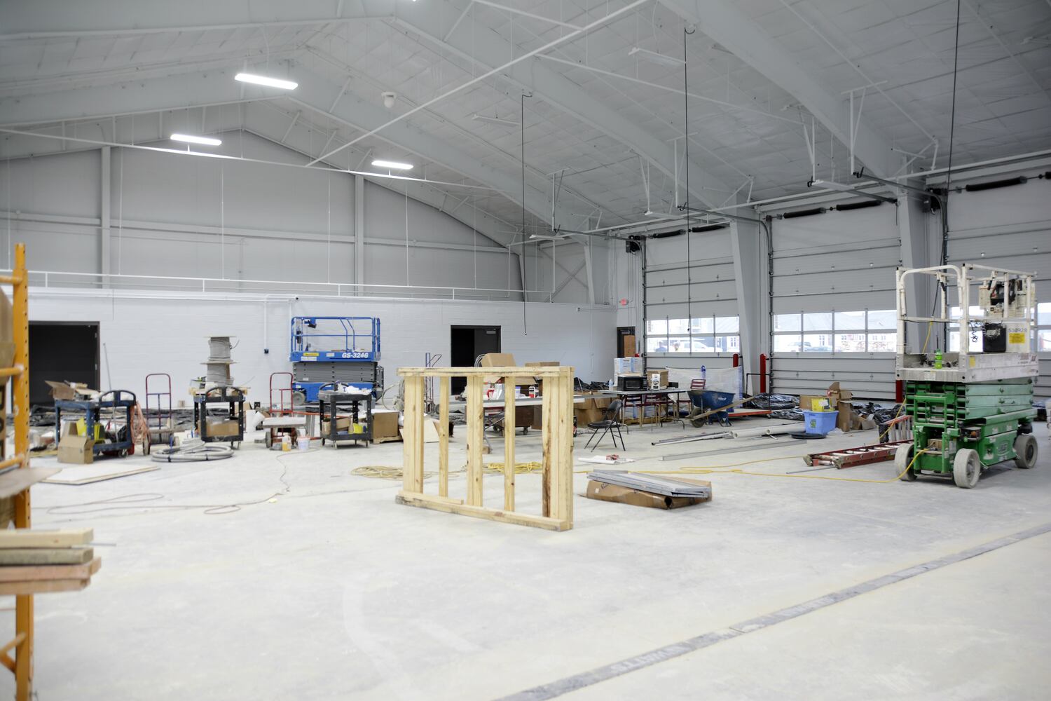 Construction progress on the new Fairfield Twp. fire station