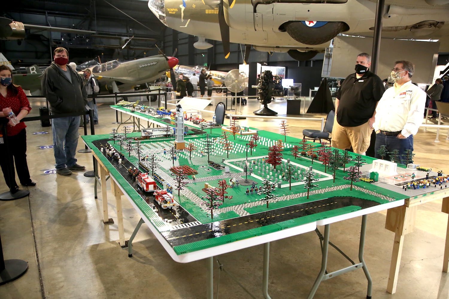 PHOTOS: A million LEGO bricks honor veterans in display at the Air Force Museum