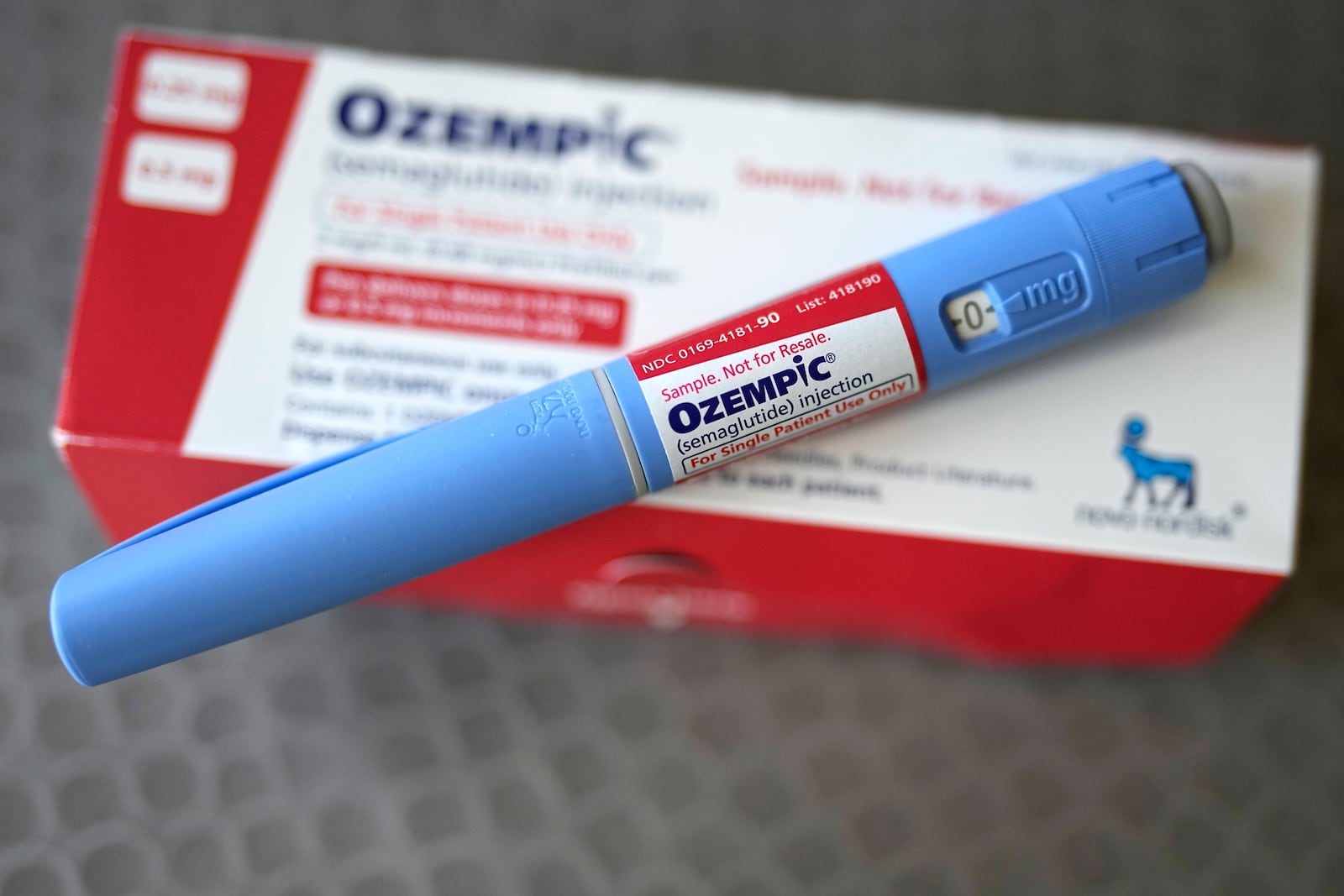 FILE - The injectable drug Ozempic is shown, July 1, 2023, in Houston. (AP Photo/David J. Phillip, File)