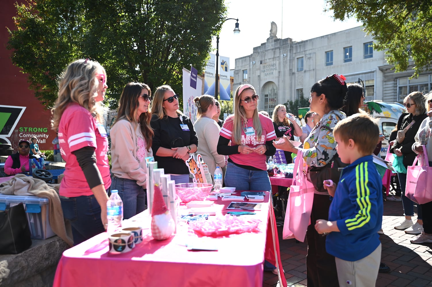 Pink Around the Square