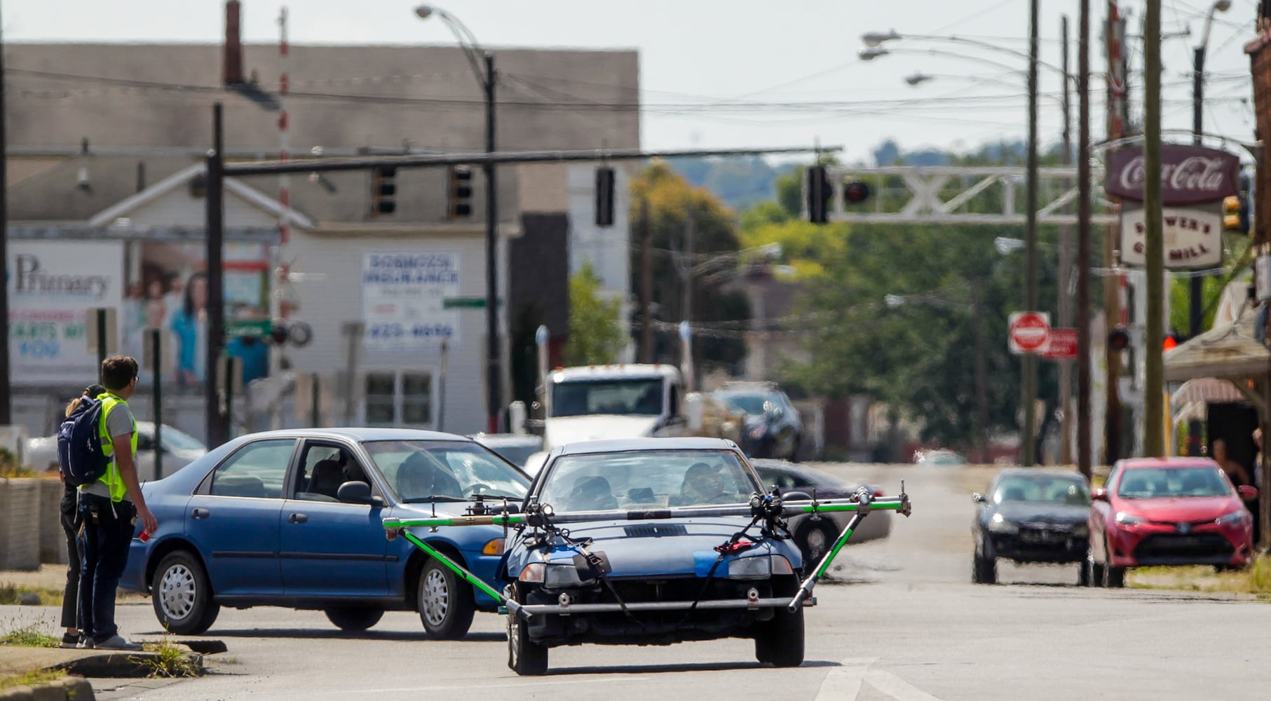 Scenes filmed in downtown Middletown for Hillbilly Elegy movie