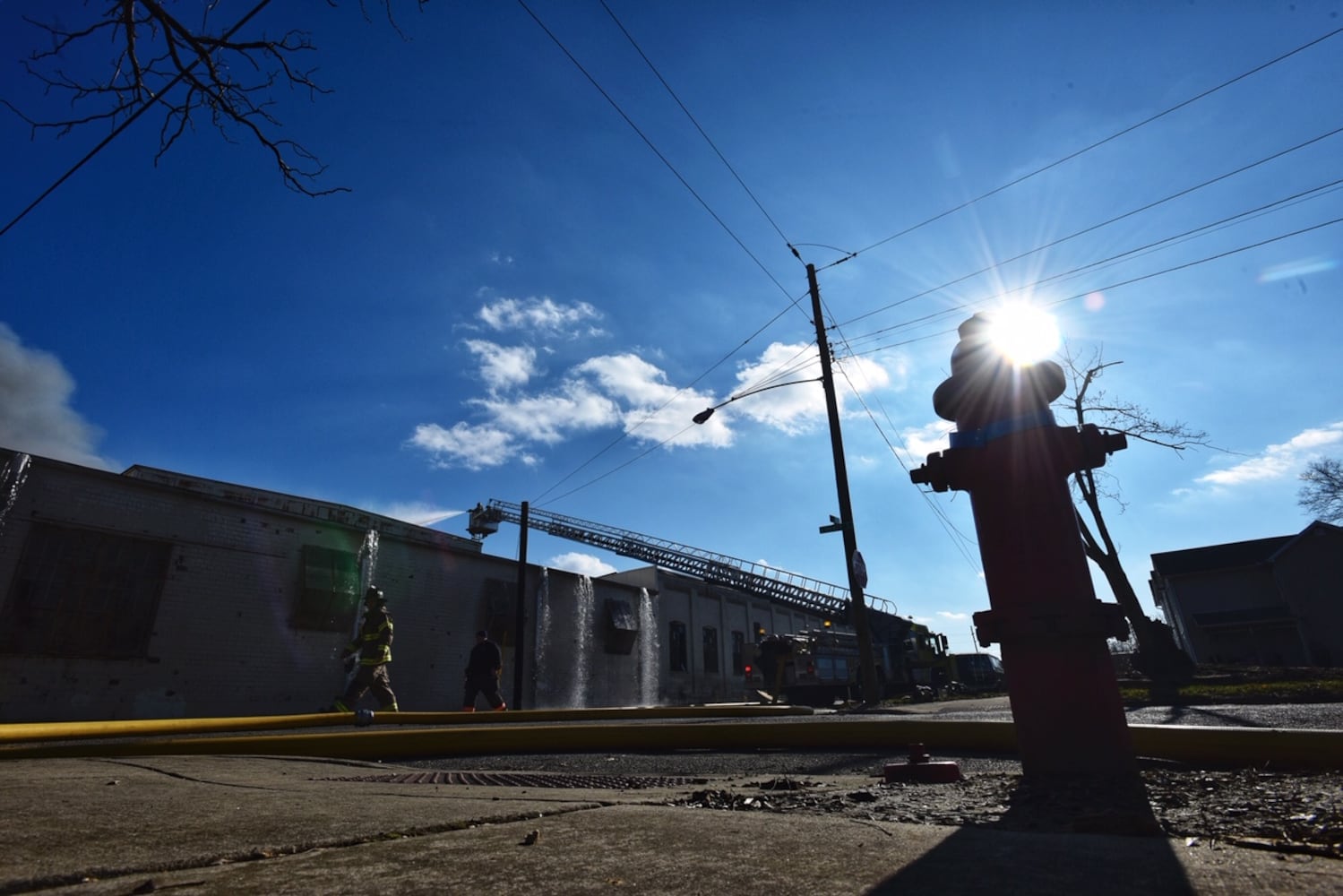 PHOTOS: Large fire at old Middletown Paperboard building on New Year’s Day