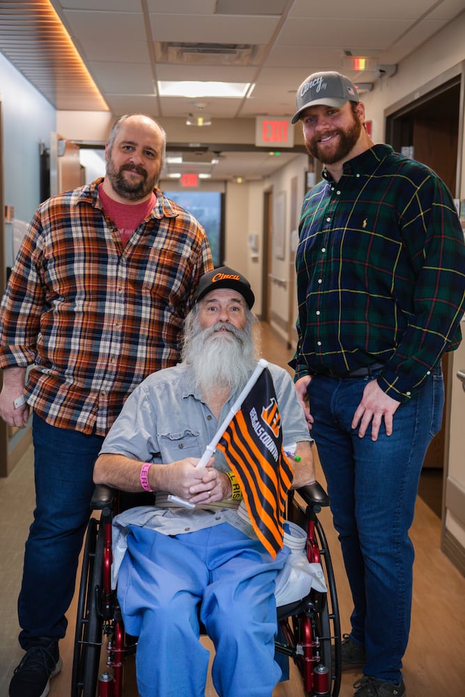 Ted Karras visits Kettering Health Hamilton