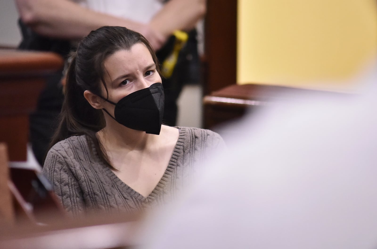 Elizabeth Ann Marie Mehl, 30, appeared in Hamilton Municipal court Wednesday, May 19, 2021. Mehl was allegedly driving a car that struck two young boys and killed one of them in Hamilton. NICK GRAHAM / STAFF