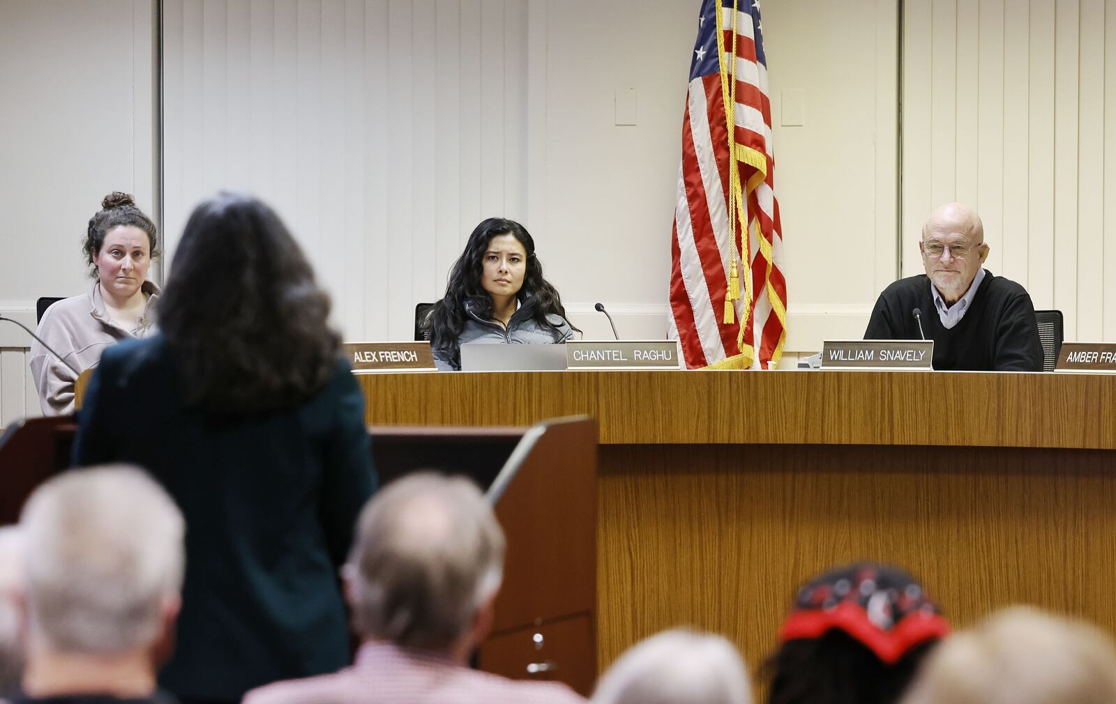 A standing room only crowd attended the Oxford city council meeting Tuesday, Feb. 7, 2023 to share their ideas on plans to spend its $1.5M ARPA funds. NICK GRAHAM/STAFF