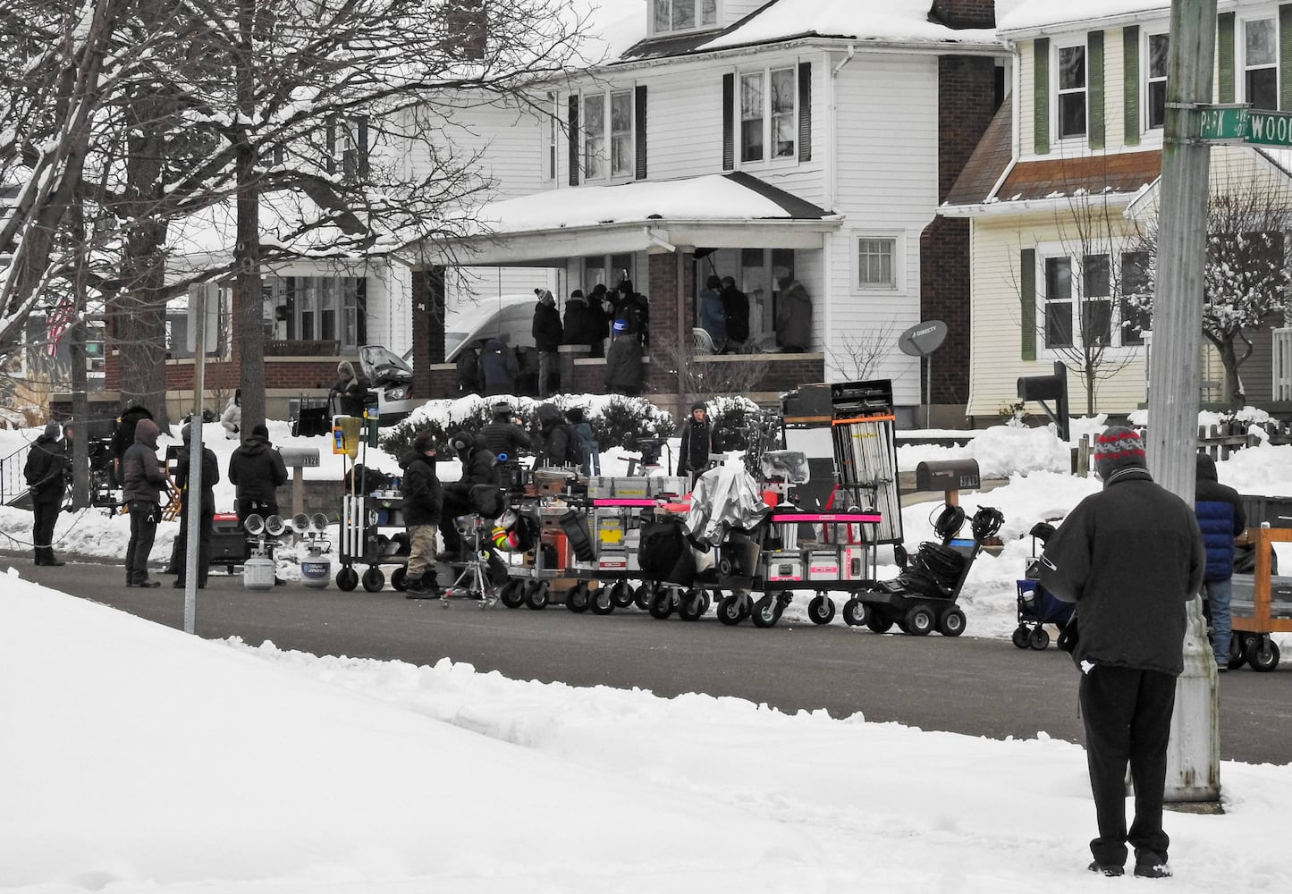 Movie starring Mark Ruffalo and Anne Hathaway filming in Hamilton