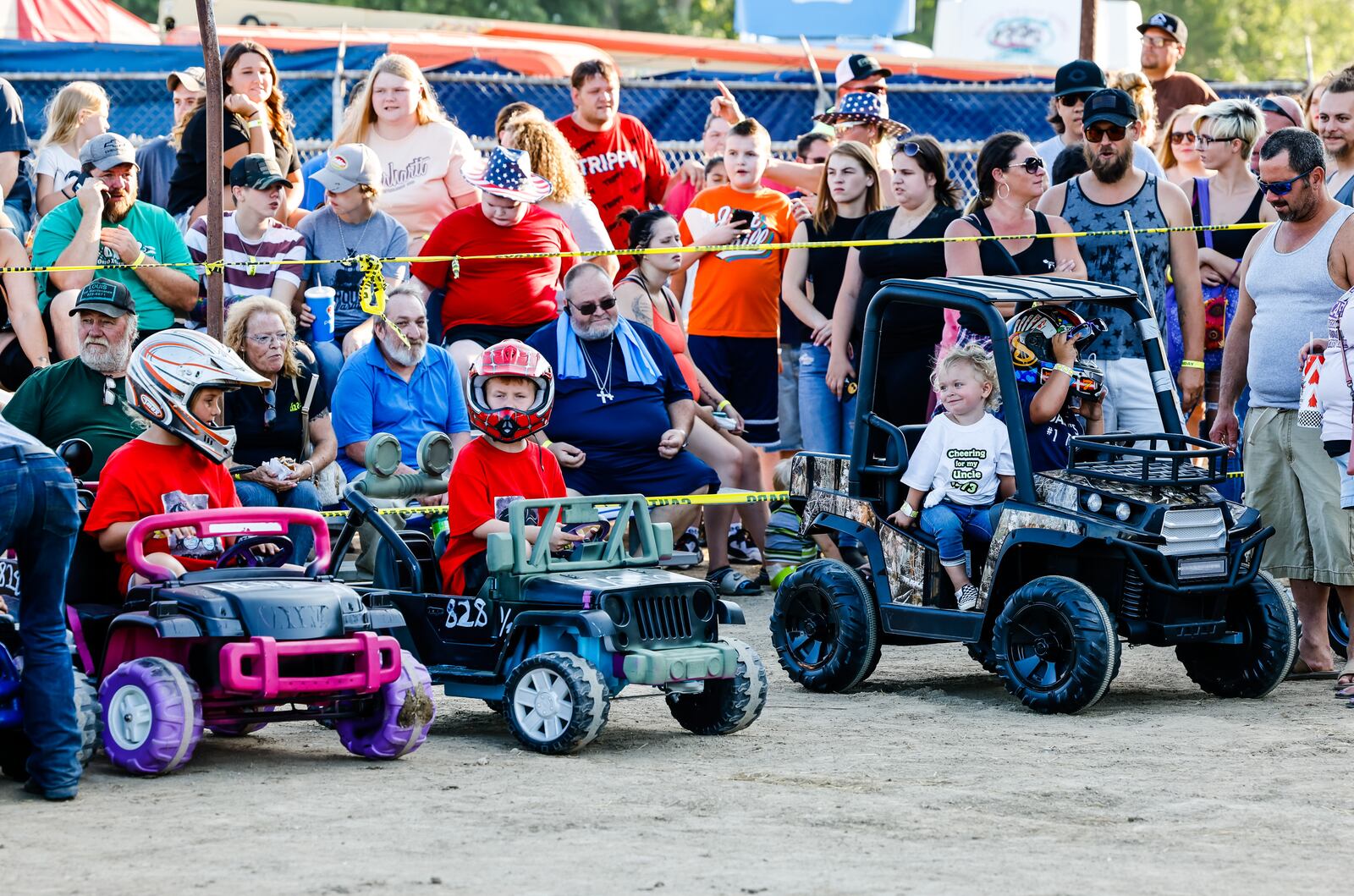 Large crowds gathered at the Butler County Fair Friday, July 30, 2021 in Hamilton. NICK GRAHAM / STAFF