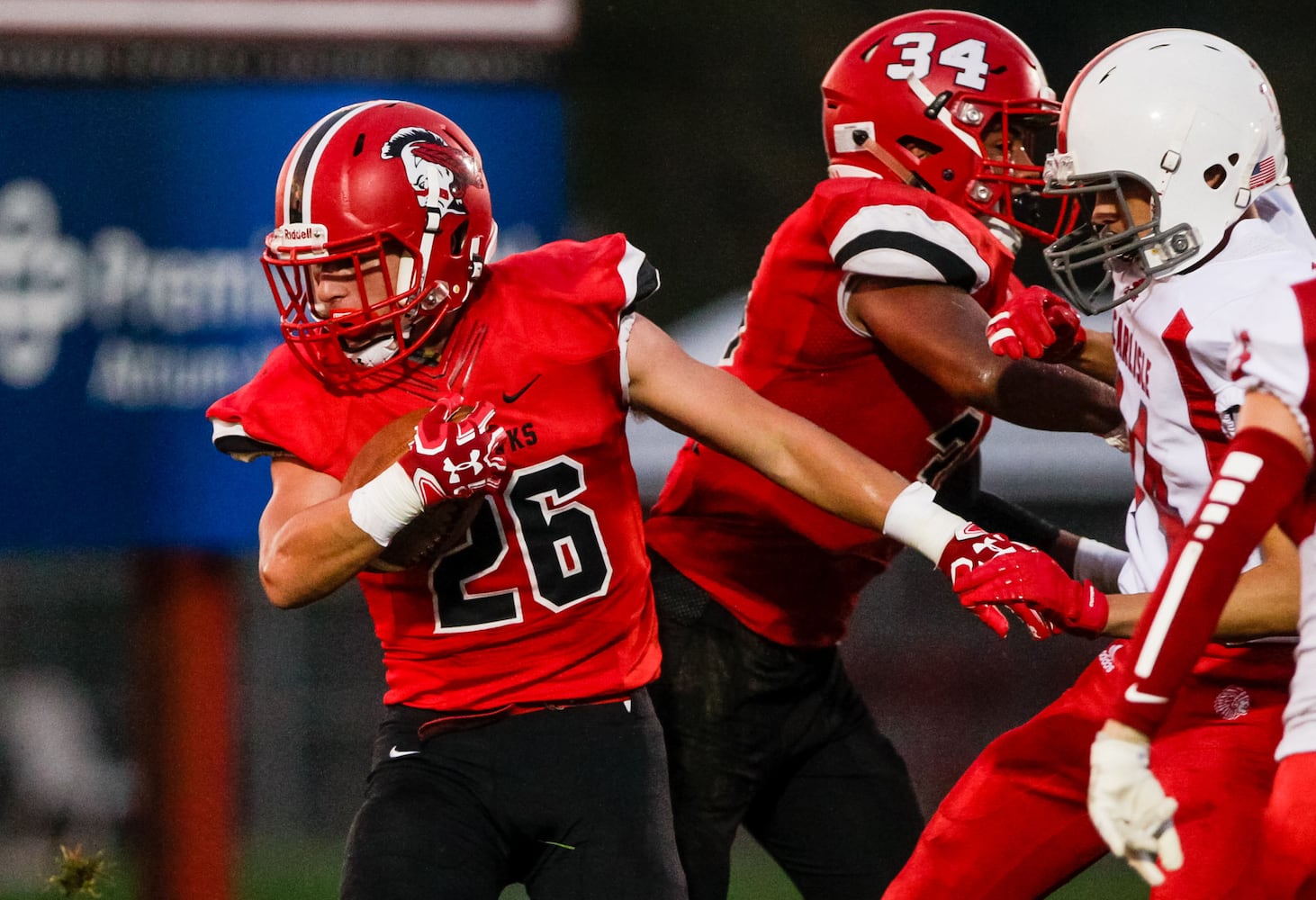 Madison vs Carlisle football