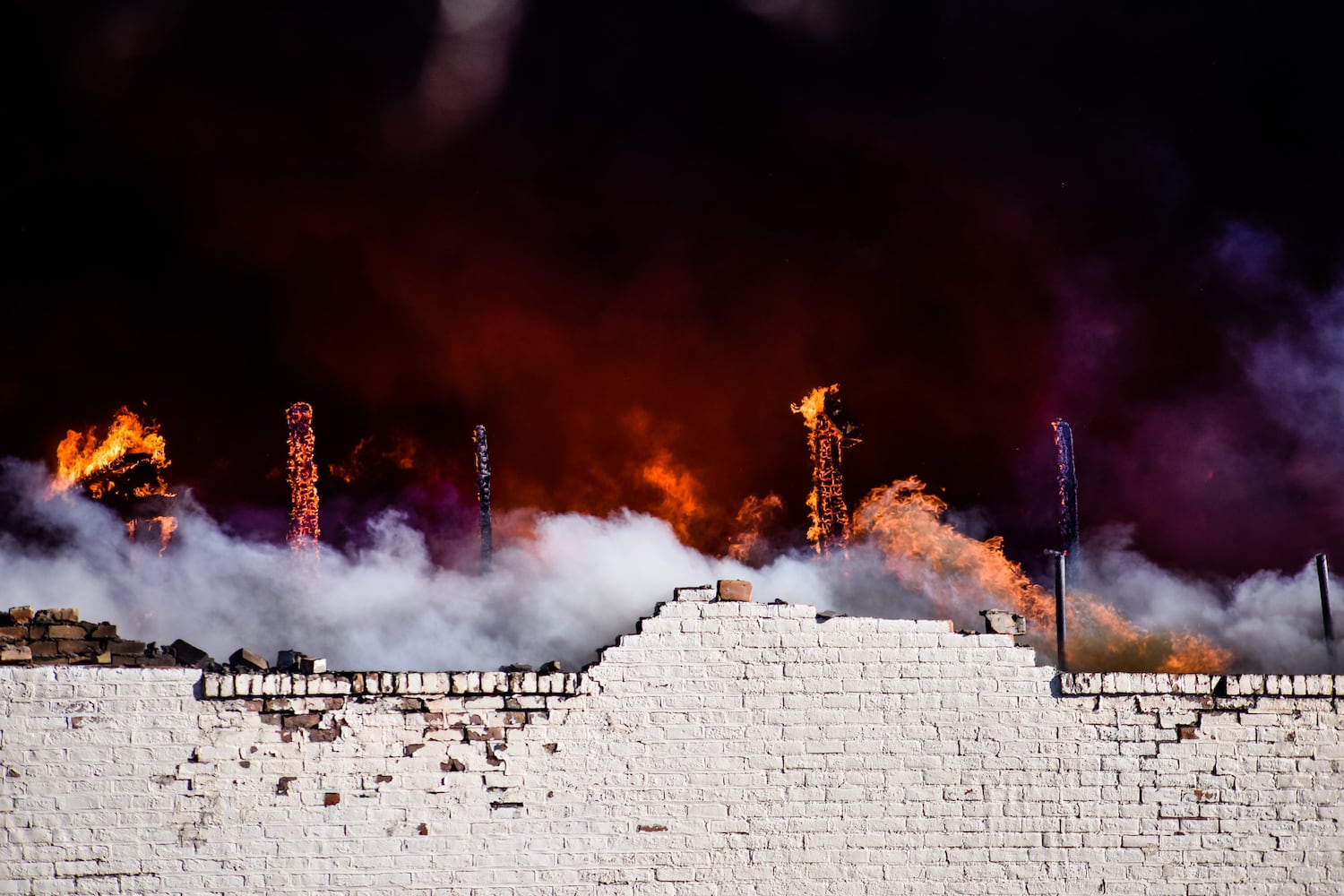 PHOTOS: Large fire at old Middletown Paperboard building on New Year’s Day