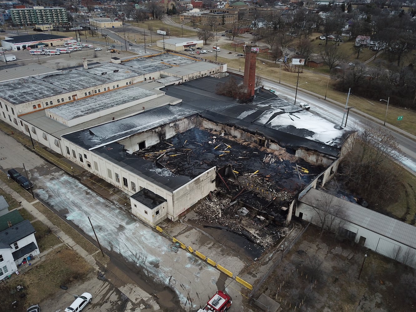 PHOTOS: Vacant warehouse fire in Middletown