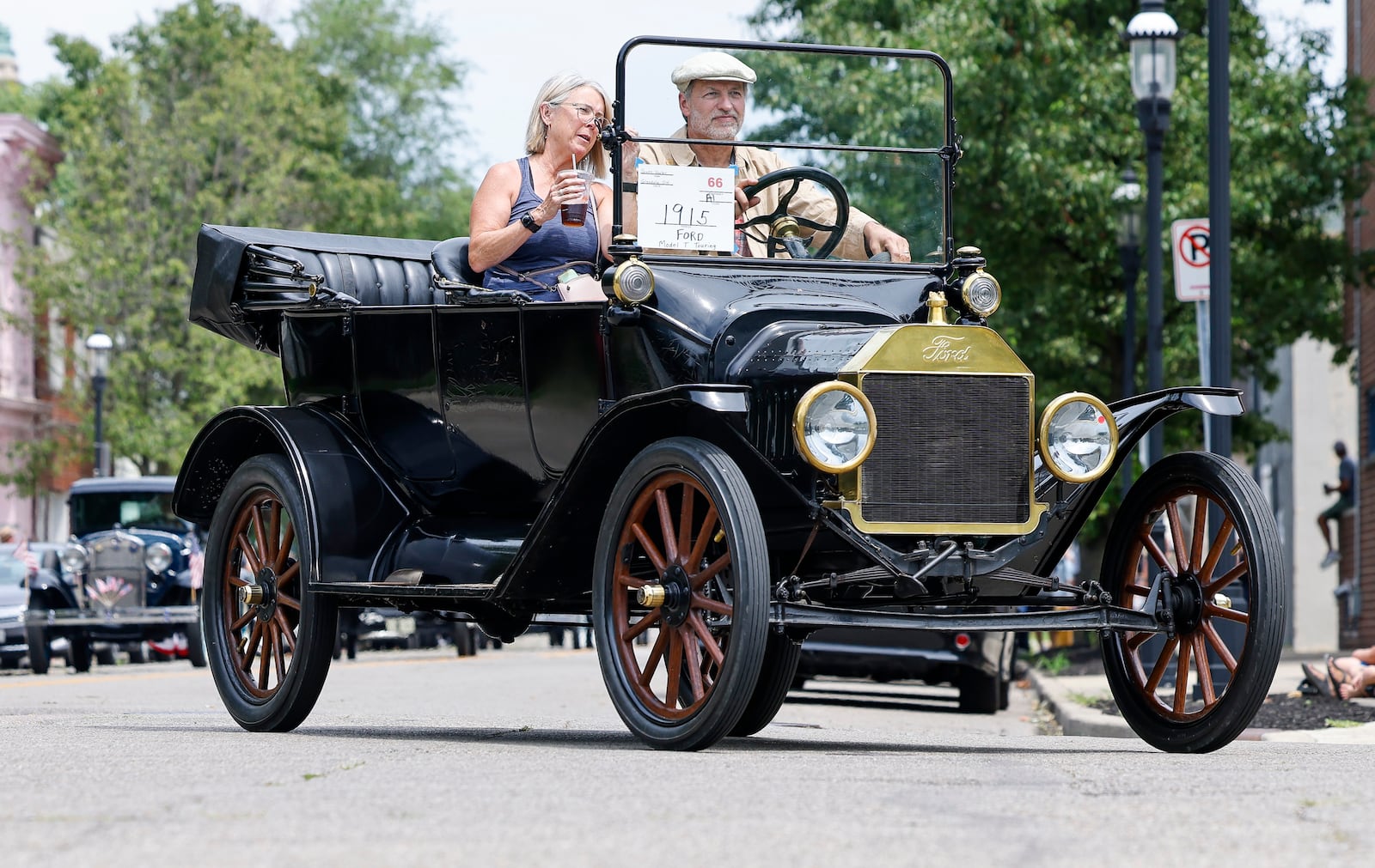 The 68th Annual Jerry E. and Marlene Moore Memorial Hamilton Fairfield Antique and Classic Car Parade was held Saturday, July 23, 2022 with cars gathering first in downtown Hamilton before parading to Fairfield and back. The event was presented by the Antique and Classic Car Club of Butler County, Ohio. NICK GRAHAM/STAFF