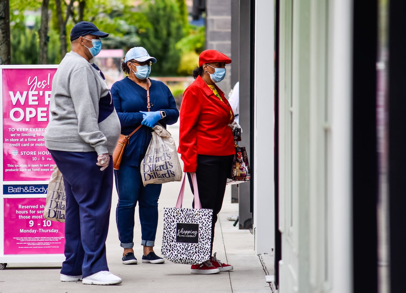 Some retail stores open back up after being closed for months