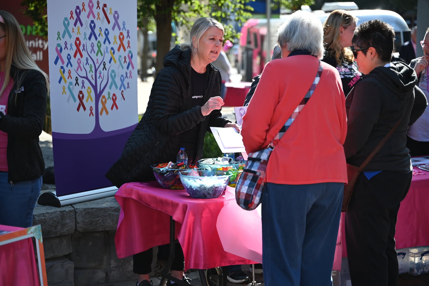 Pink Around the Square