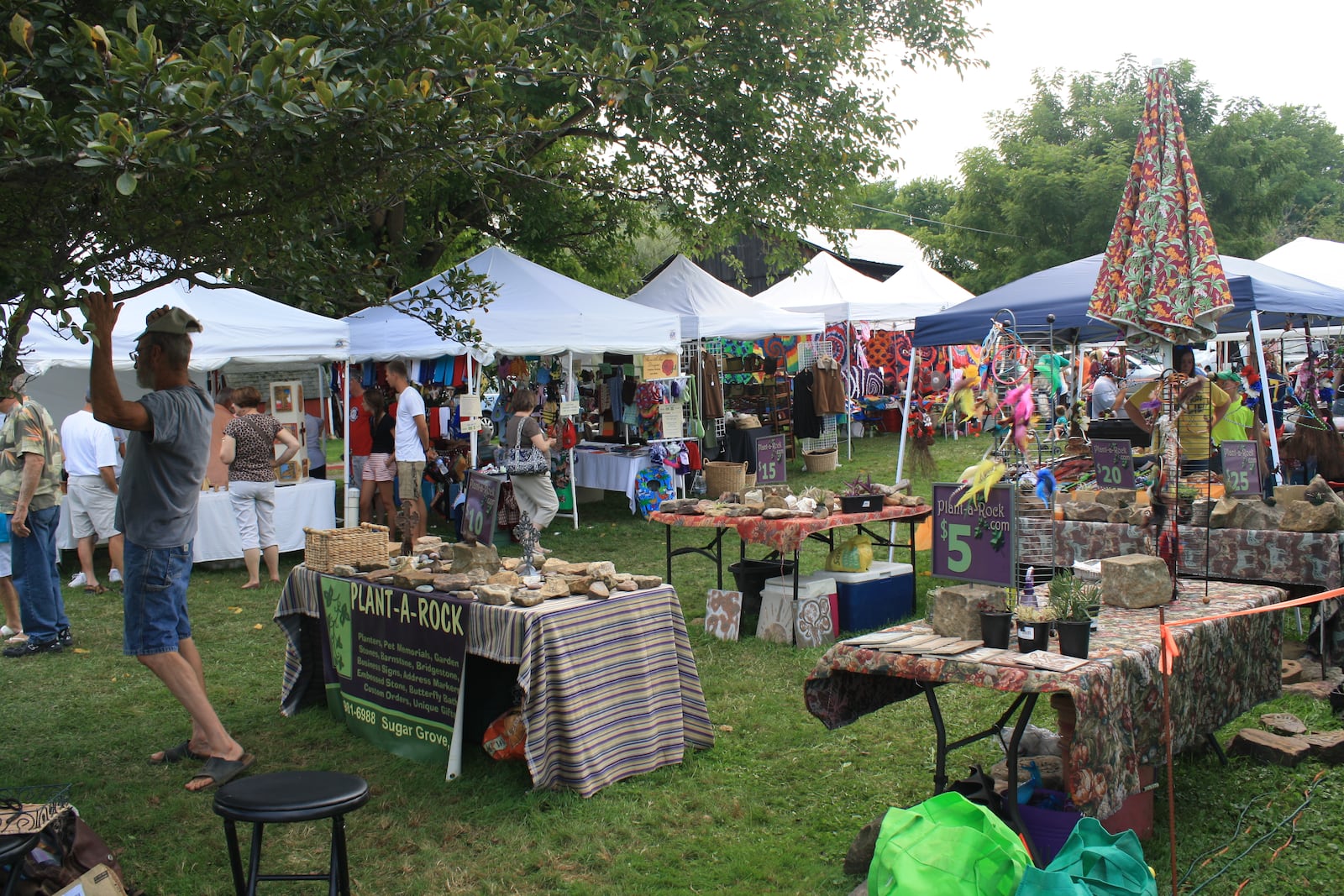 A record 75 vendors will offer jewelry, paintings and other goods as part of the Clifton Gorge Music & Arts Festival this weekend. Contributed photo