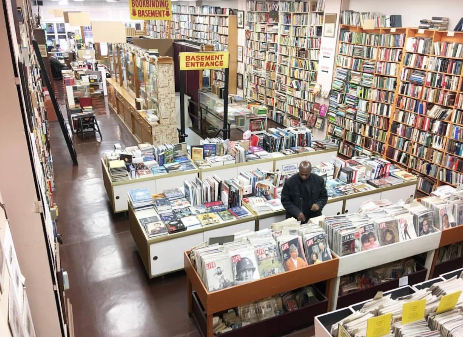 Pick up some books while you're in Cincinnati. Ohio Bookstore in downtown Cincinnati has FIVE floors of books and magazines. You'll never know what you'll find. KARA DRISCOLL/STAFF