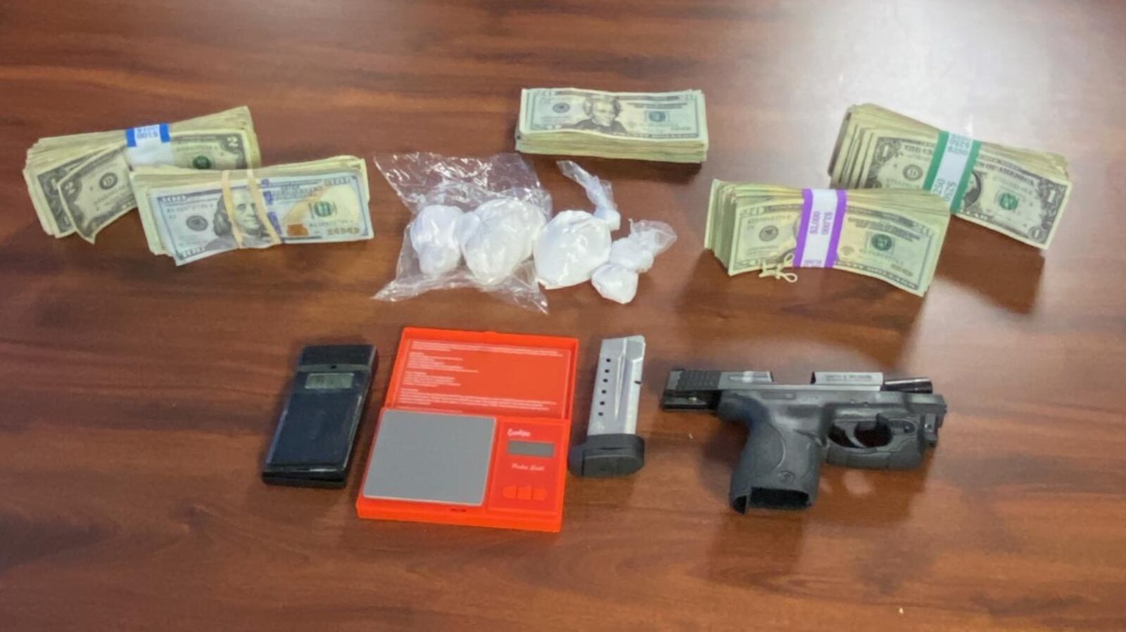 Drugs and cash were seized after warrants searches at the Fairfield homes of Jerell Coburn and Brenda Krause, and at a Fairfield Twp. storage unit. BUTLER COUNTY SHERIFF'S OFFICE