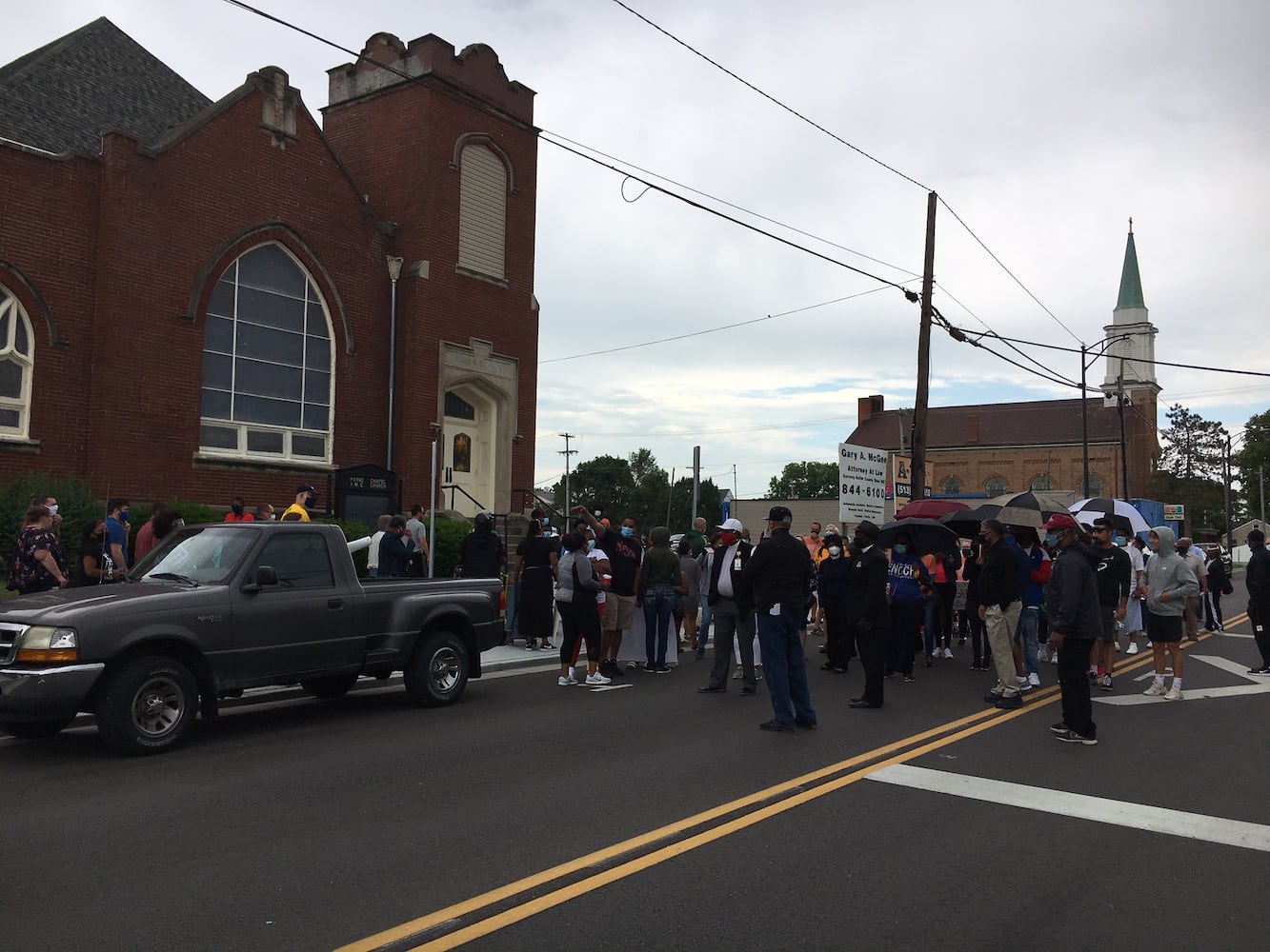 Hamilton protest march, June 13, 2020