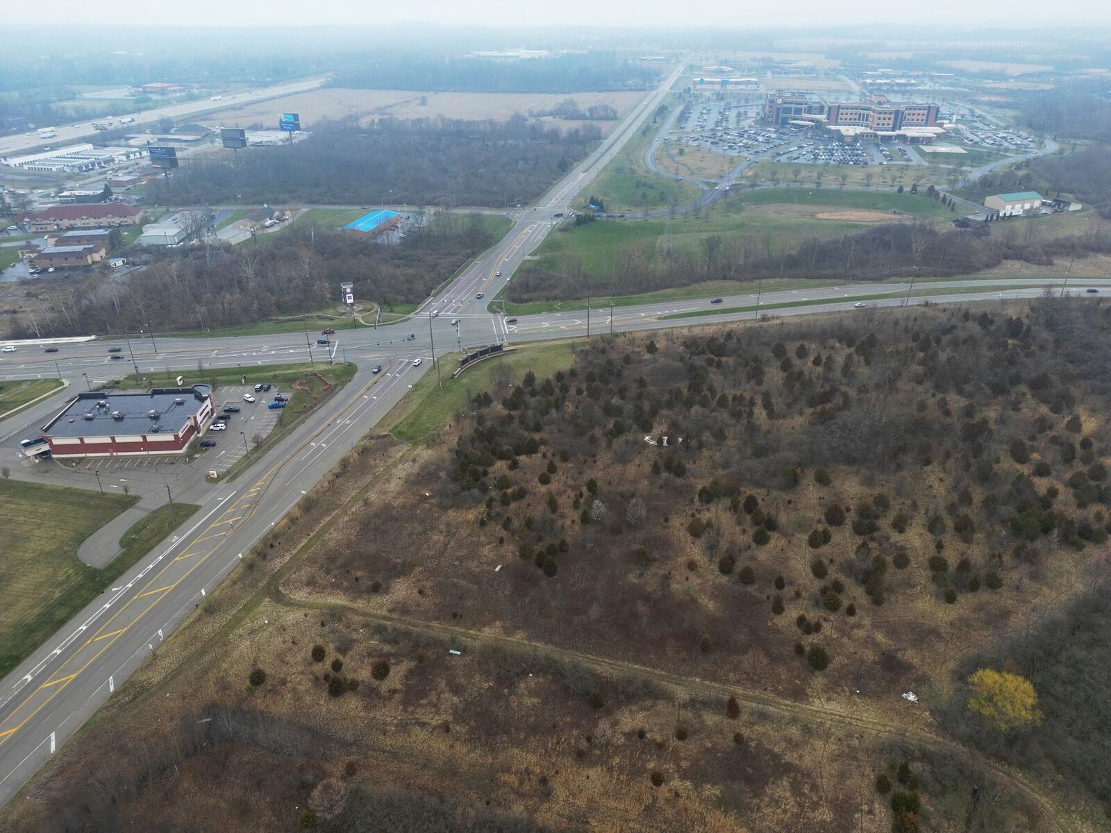 The city of Middletown plans to construct a 3,000-seat, multi-purpose Event Center, Class A retail and office, hotels, restaurants and a variety of residential products on this property in Middletown's East End. NICK GRAHAM/STAFF