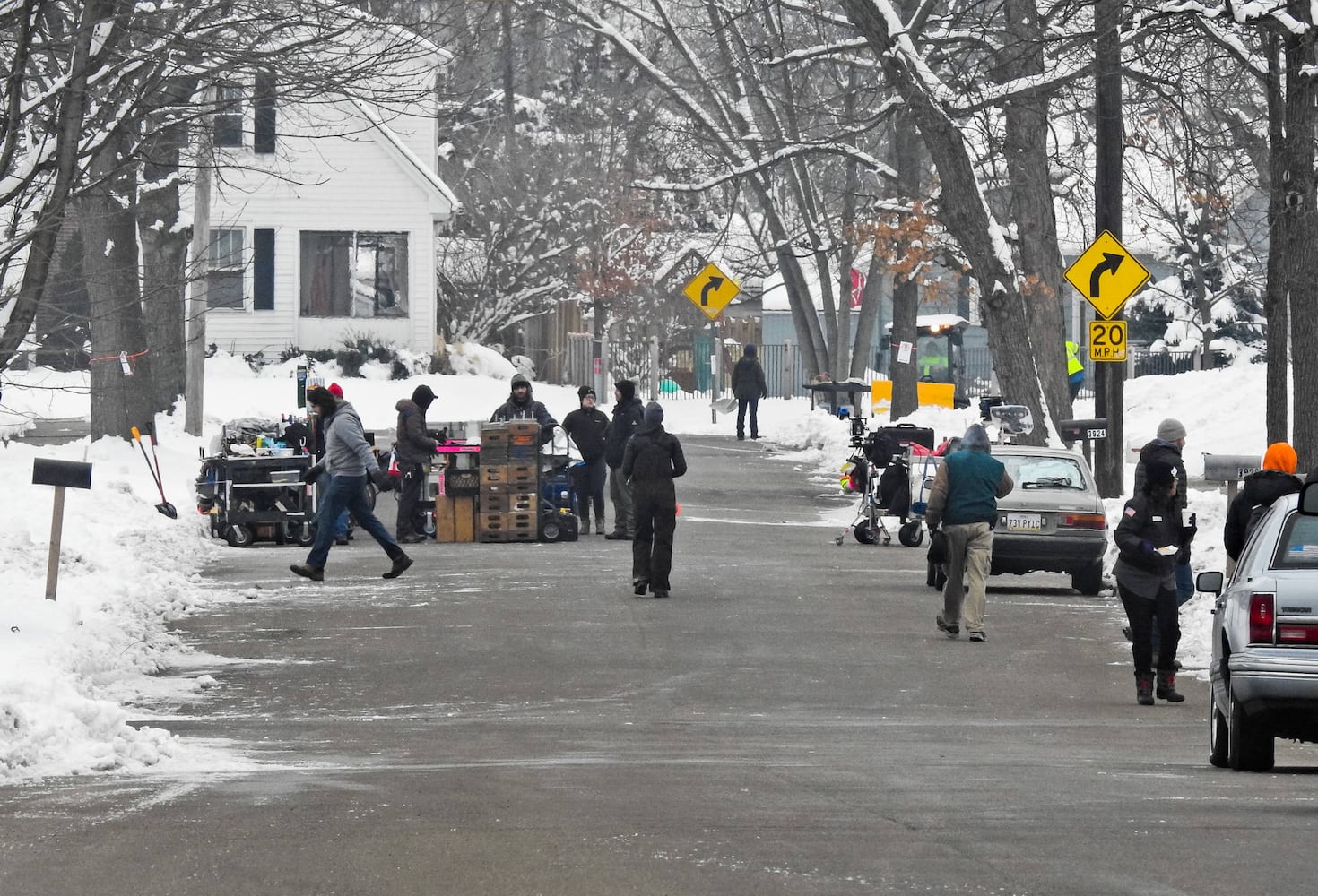 Movie starring Mark Ruffalo and Anne Hathaway filming in Hamilton