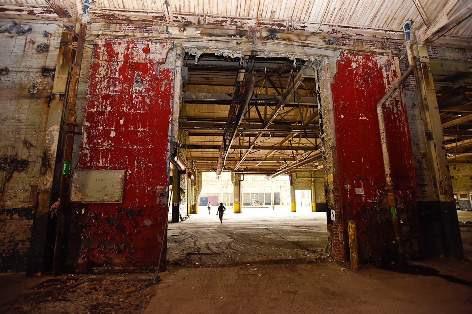 Tour of former Champion Paper Mill