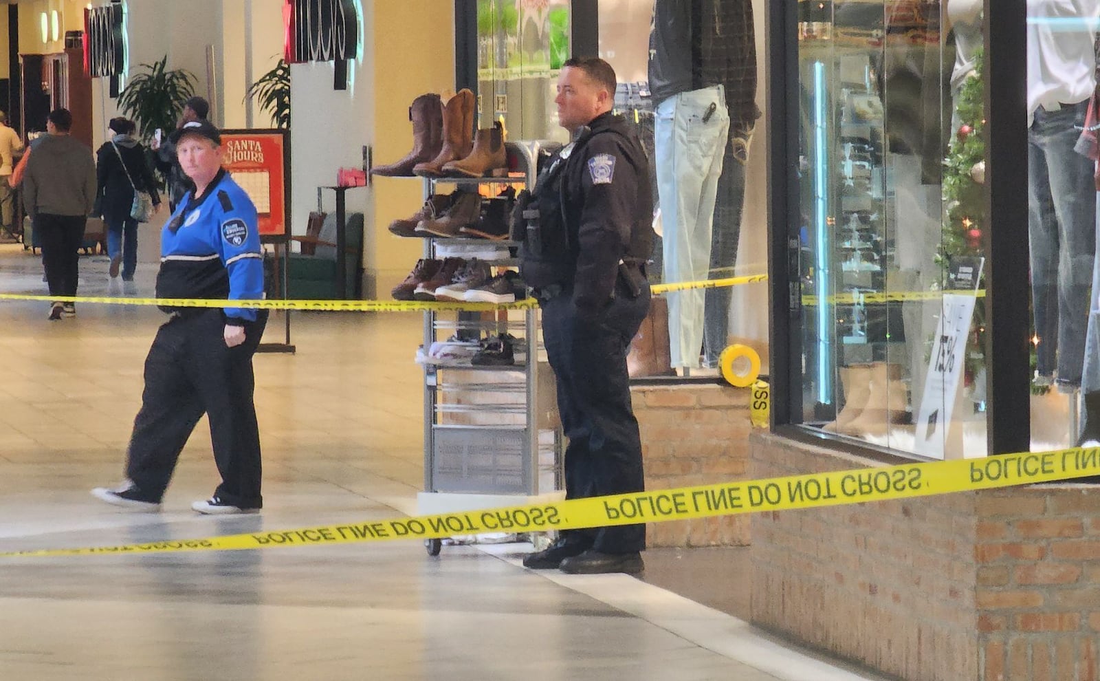 Miami Twp. crews are responding to reports of a shooting at the Dayton Mall Sunday, Dec. 22, 2024.

STAFF / Nick Graham