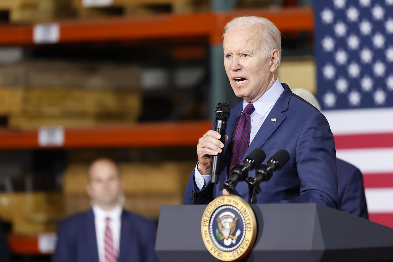 President Joe Biden in Hamilton