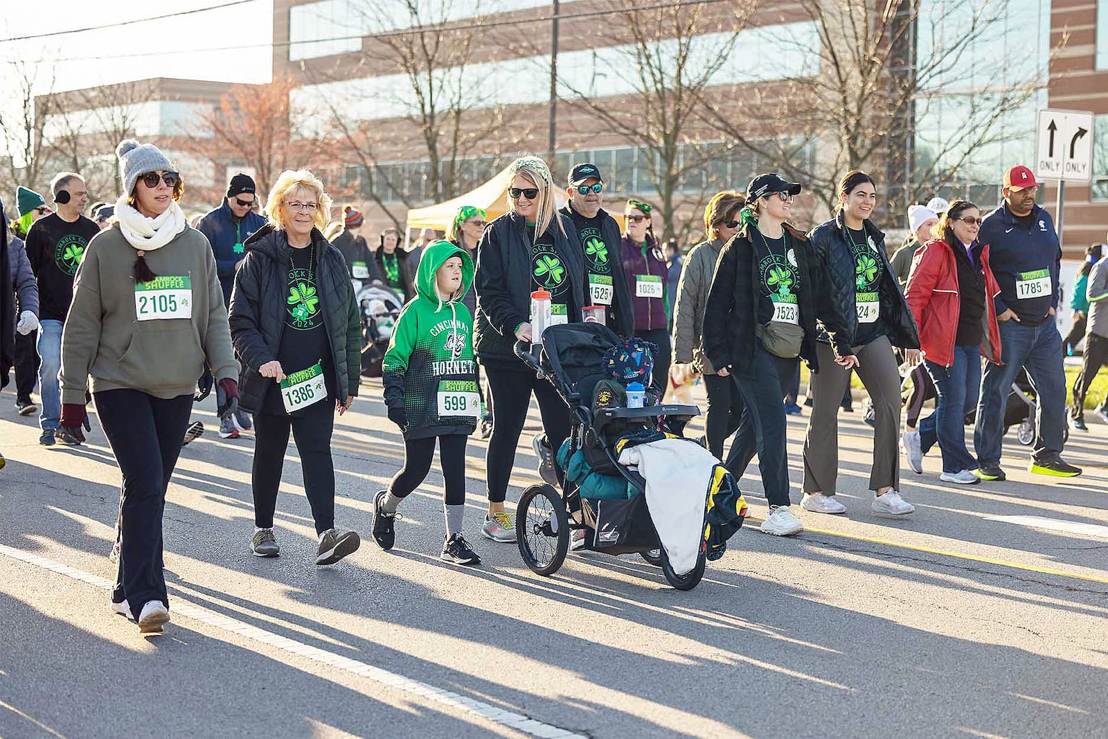 Everyone is welcome - from moms pushing little ones in strollers to the family pet - in the March 15 Shamrock Shuffle that begins at The Square @ Union Centre. Contributed photo