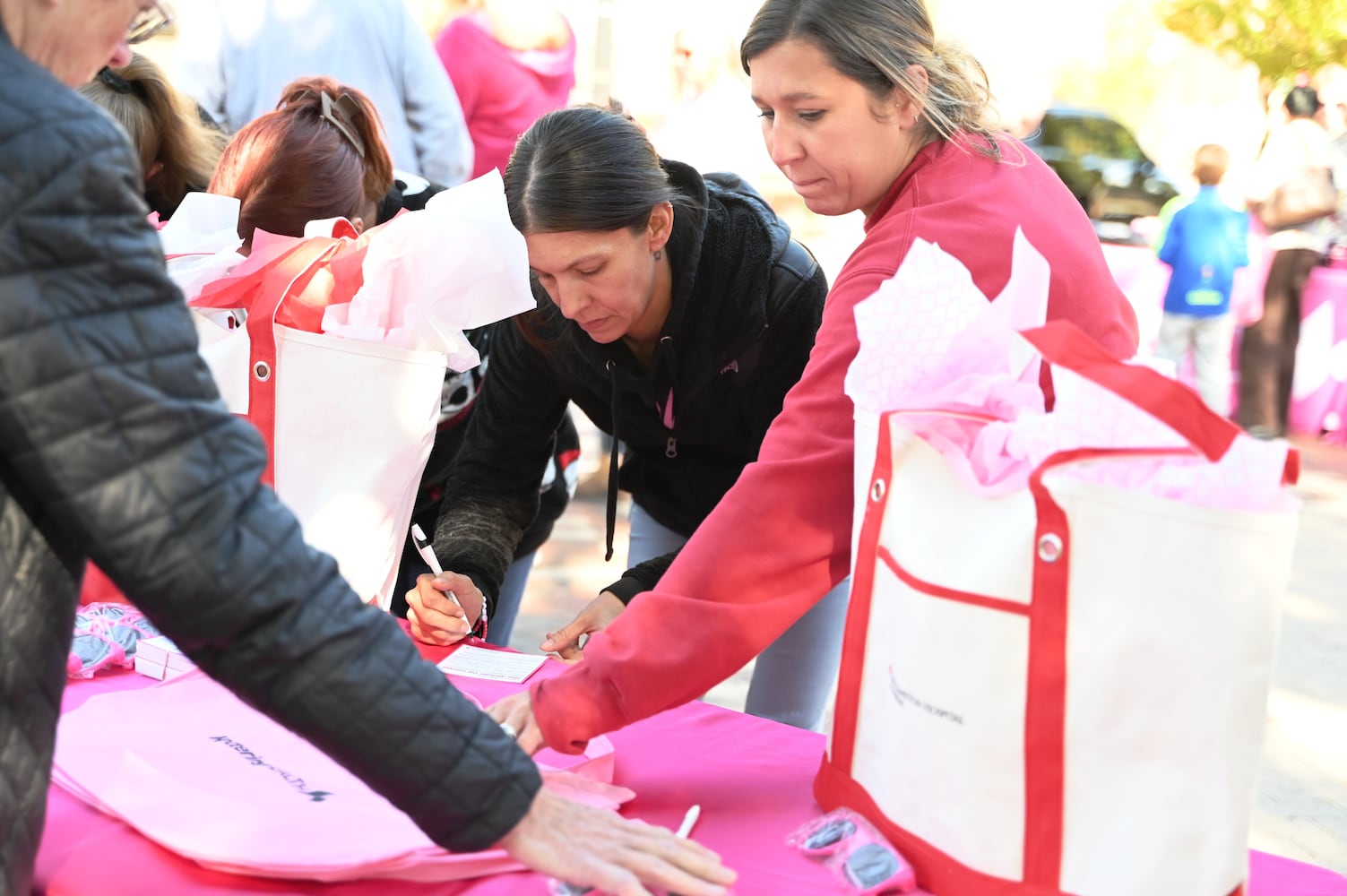 Pink Around the Square