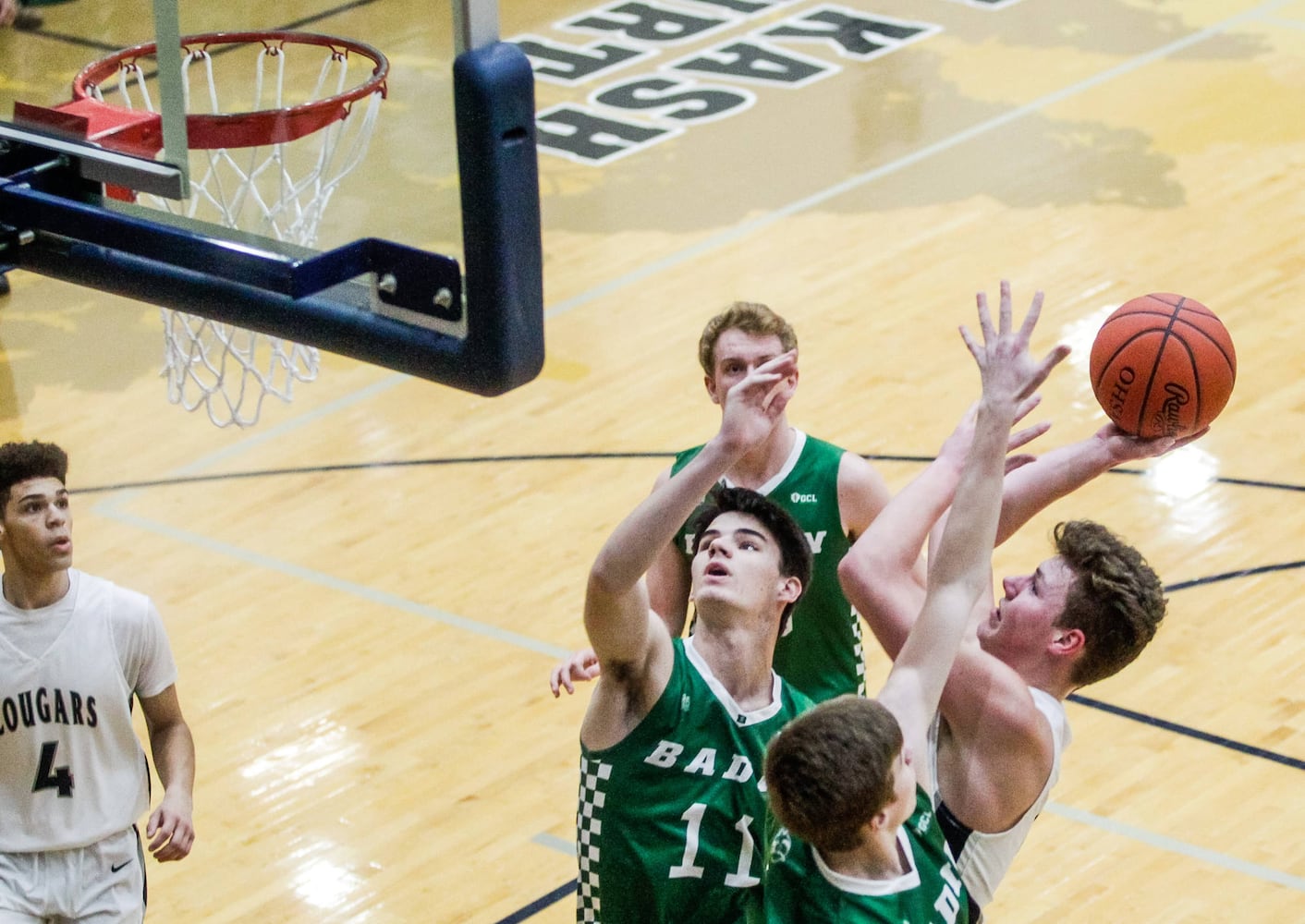 Edgewood vs Badin basketball