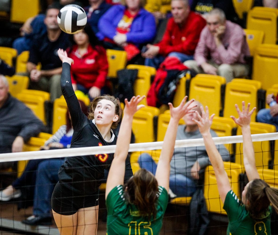 Fenwick vs McNicholas regional volleyball semifinal