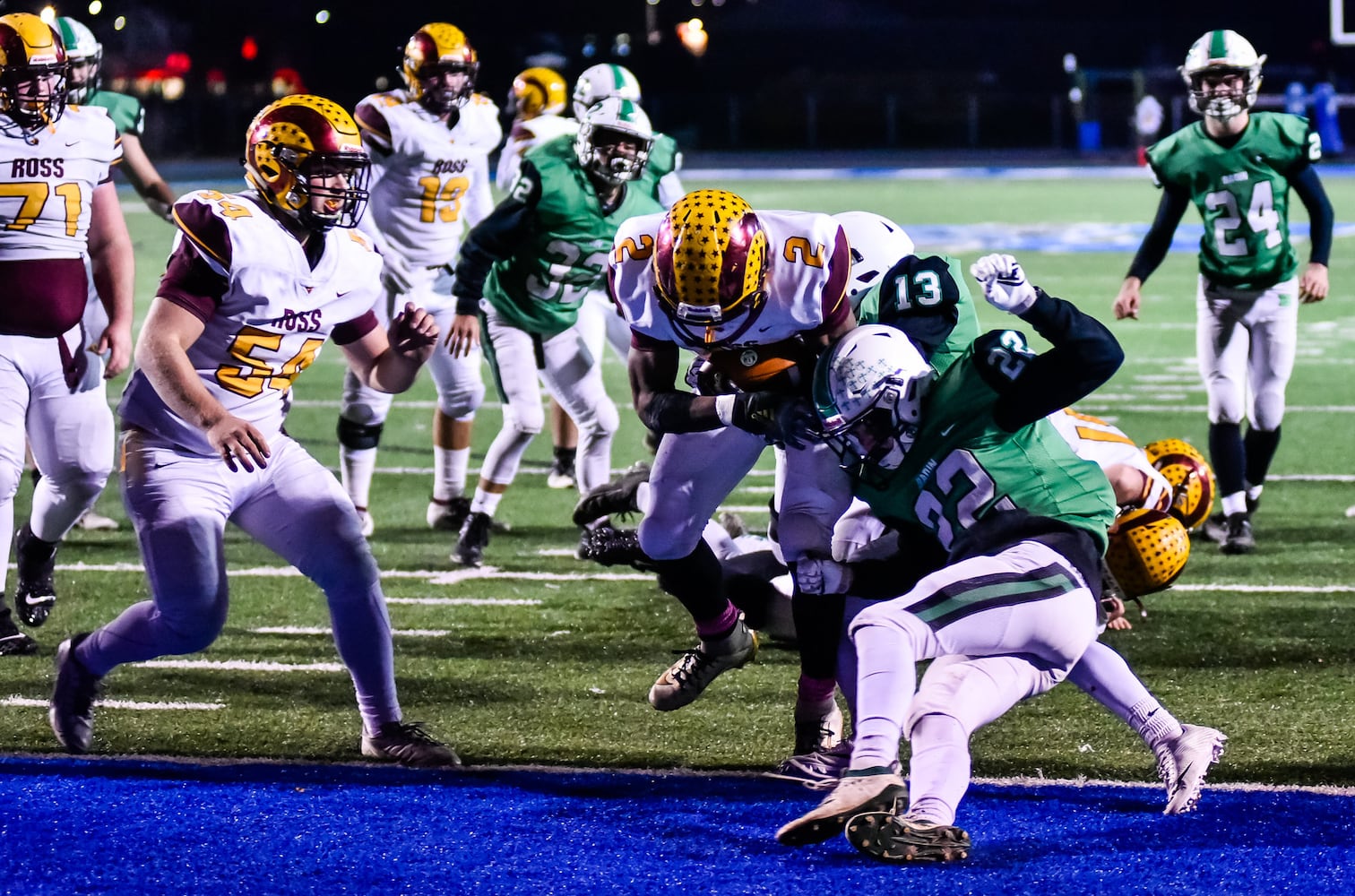 Badin beats Ross in first round of football playoffs