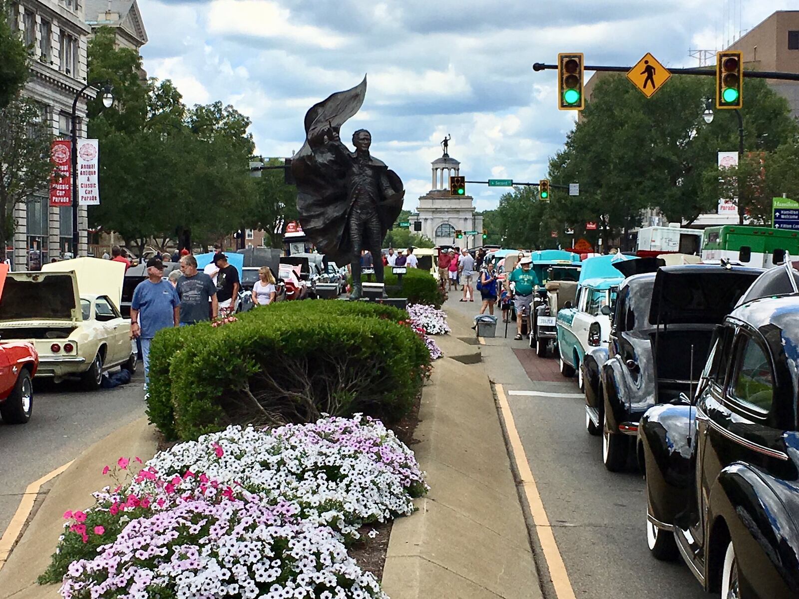 Saturday saw downtown Hamilton magically transformed into a glittering auto museum that moved. The 64th annual Antique & Classic Car Parade Hamilton & Fairfield drew thousands along the parade route between the two Butler County cities. 