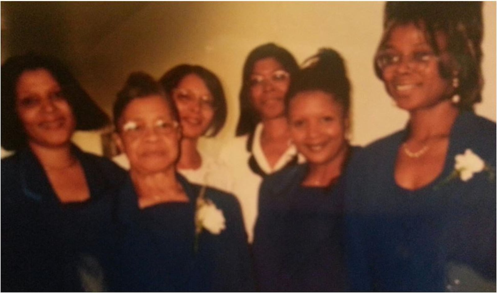 Here are some of the 10 Franklin Sisters, along with their mother, Christine Franklin (second from left), who is great-grandmother to Macie and Marie Cunningham, and Daronna Franklin Simmons (third from left), Macie and Marie's grandmother. PROVIDED